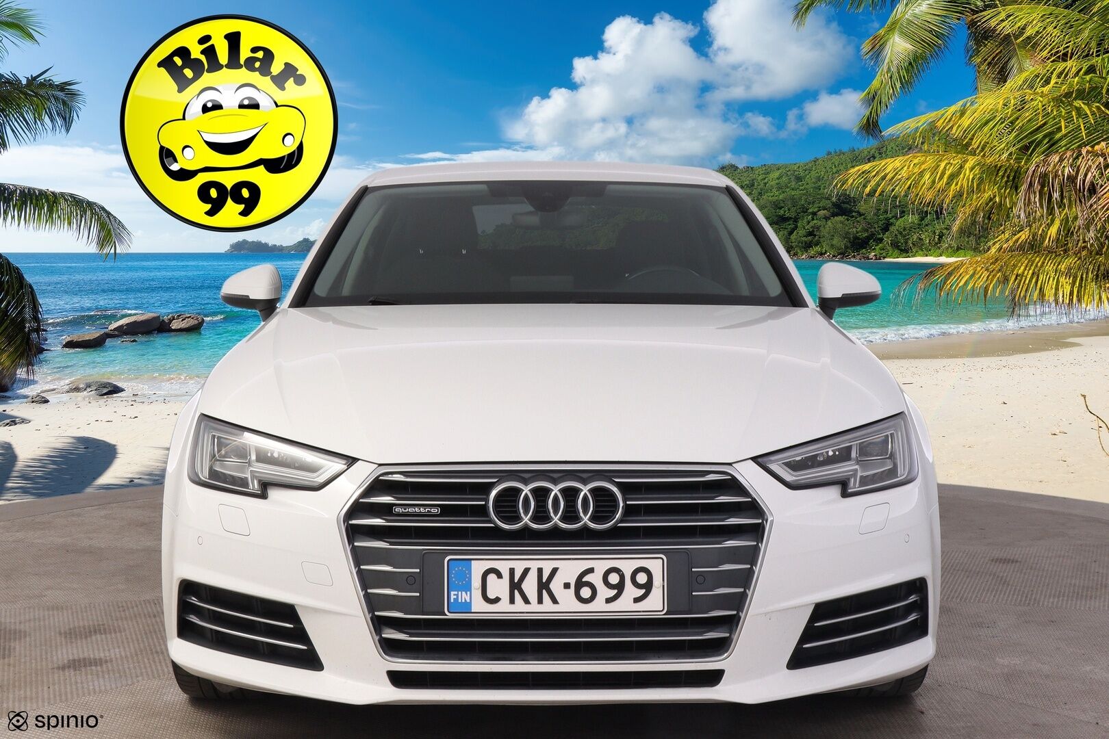 Audi A4 2017 Sedan First Edition Business Sport 2,0 TDI 140 kW quattro S tronic **Sporttipenkit / LED / P.tutkat / Vakkari** - 1.Om Suomi-auto / Kahdet renkaat aluvanteilla / Merkkihuollettu