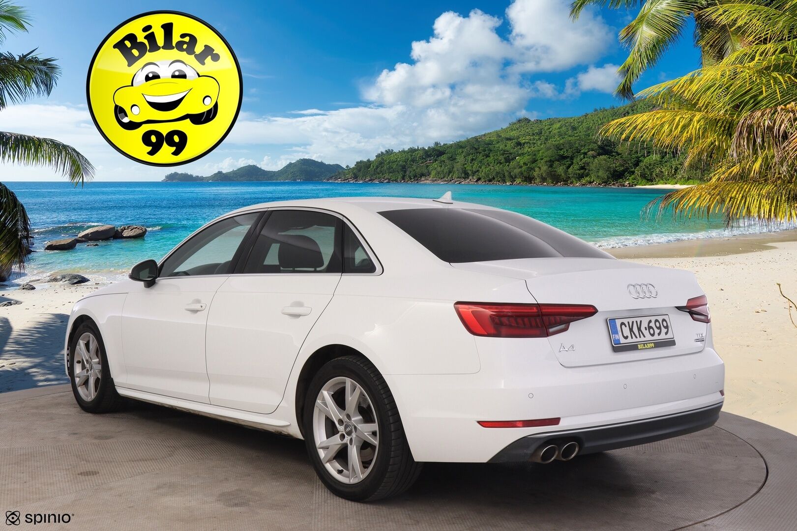 Audi A4 2017 Sedan First Edition Business Sport 2,0 TDI 140 kW quattro S tronic **Sporttipenkit / LED / P.tutkat / Vakkari** - 1.Om Suomi-auto / Kahdet renkaat aluvanteilla / Merkkihuollettu