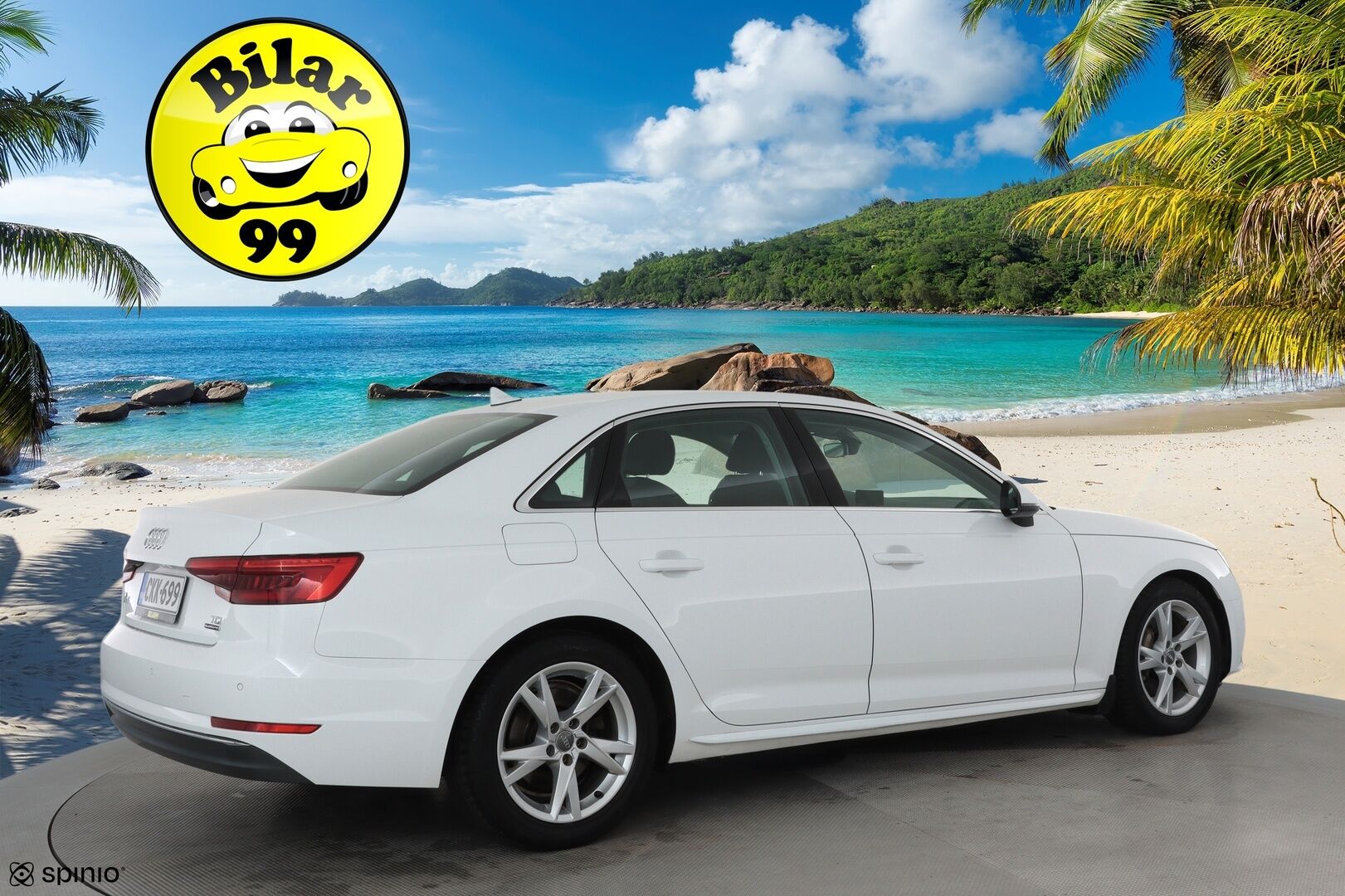 Audi A4 2017 Sedan First Edition Business Sport 2,0 TDI 140 kW quattro S tronic **Vakkari / LED / P.tutkat / Sporttipenkit** - 1.Om Suomi-auto / Kahdet renkaat aluvanteilla / Merkkihuollettu