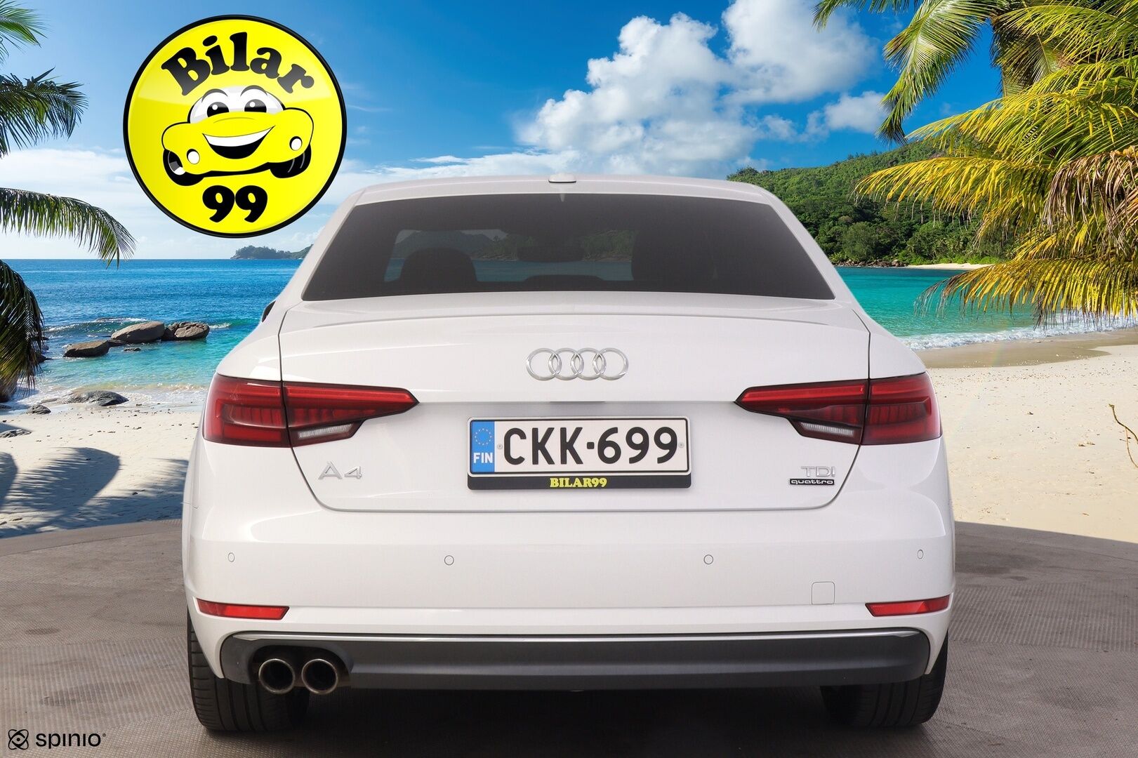 Audi A4 2017 Sedan First Edition Business Sport 2,0 TDI 140 kW quattro S tronic **Sporttipenkit / LED / P.tutkat / Vakkari** - 1.Om Suomi-auto / Kahdet renkaat aluvanteilla / Merkkihuollettu