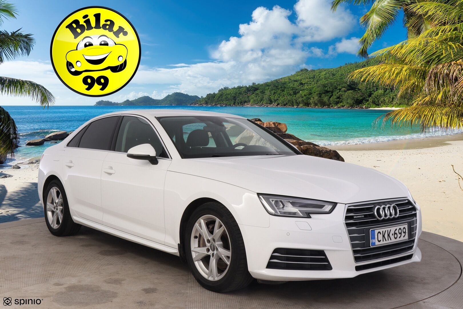Audi A4 2017 Sedan First Edition Business Sport 2,0 TDI 140 kW quattro S tronic **Sporttipenkit / LED / P.tutkat / Vakkari** - 1.Om Suomi-auto / Kahdet renkaat aluvanteilla / Merkkihuollettu