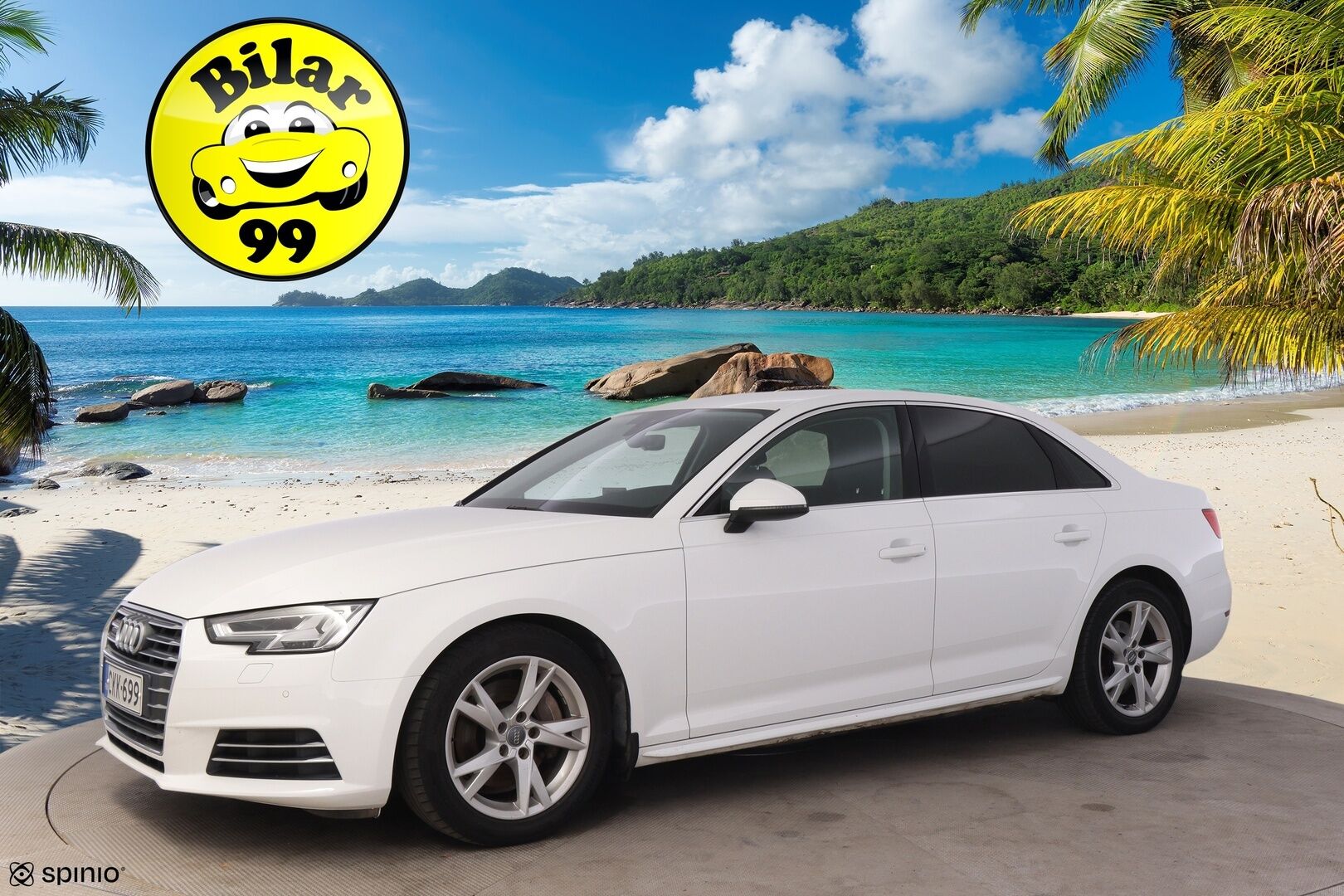 Audi A4 2017 Sedan First Edition Business Sport 2,0 TDI 140 kW quattro S tronic **Sporttipenkit / LED / P.tutkat / Vakkari** - 1.Om Suomi-auto / Kahdet renkaat aluvanteilla / Merkkihuollettu