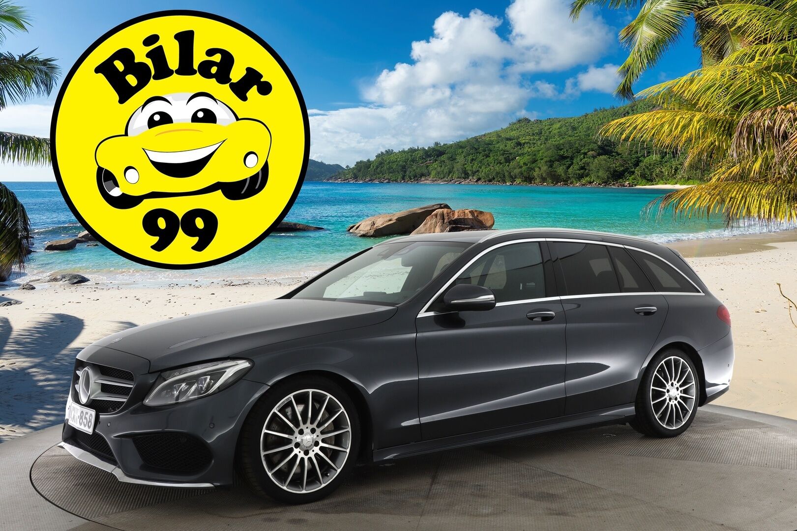 Mercedes-Benz C 2015 250 BlueTec T A Premium Business / Huippuvarusteet / AMG-Styling / Burmester / DTR+ / Keyless / Eibach / Navi / Peruutuskamera! - *Siisti / Huippuvarusteet*