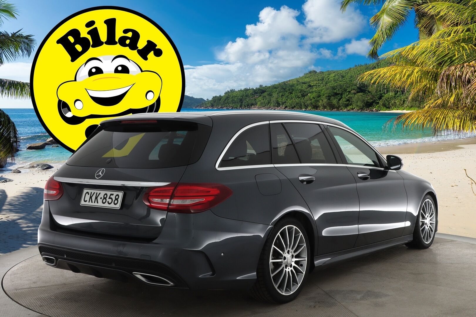 Mercedes-Benz C 2015 250 BlueTec T A Premium Business / Huippuvarusteet / AMG-Styling / Burmester / DTR+ / Keyless / Eibach / Navi / Peruutuskamera! - *Siisti / Huippuvarusteet*