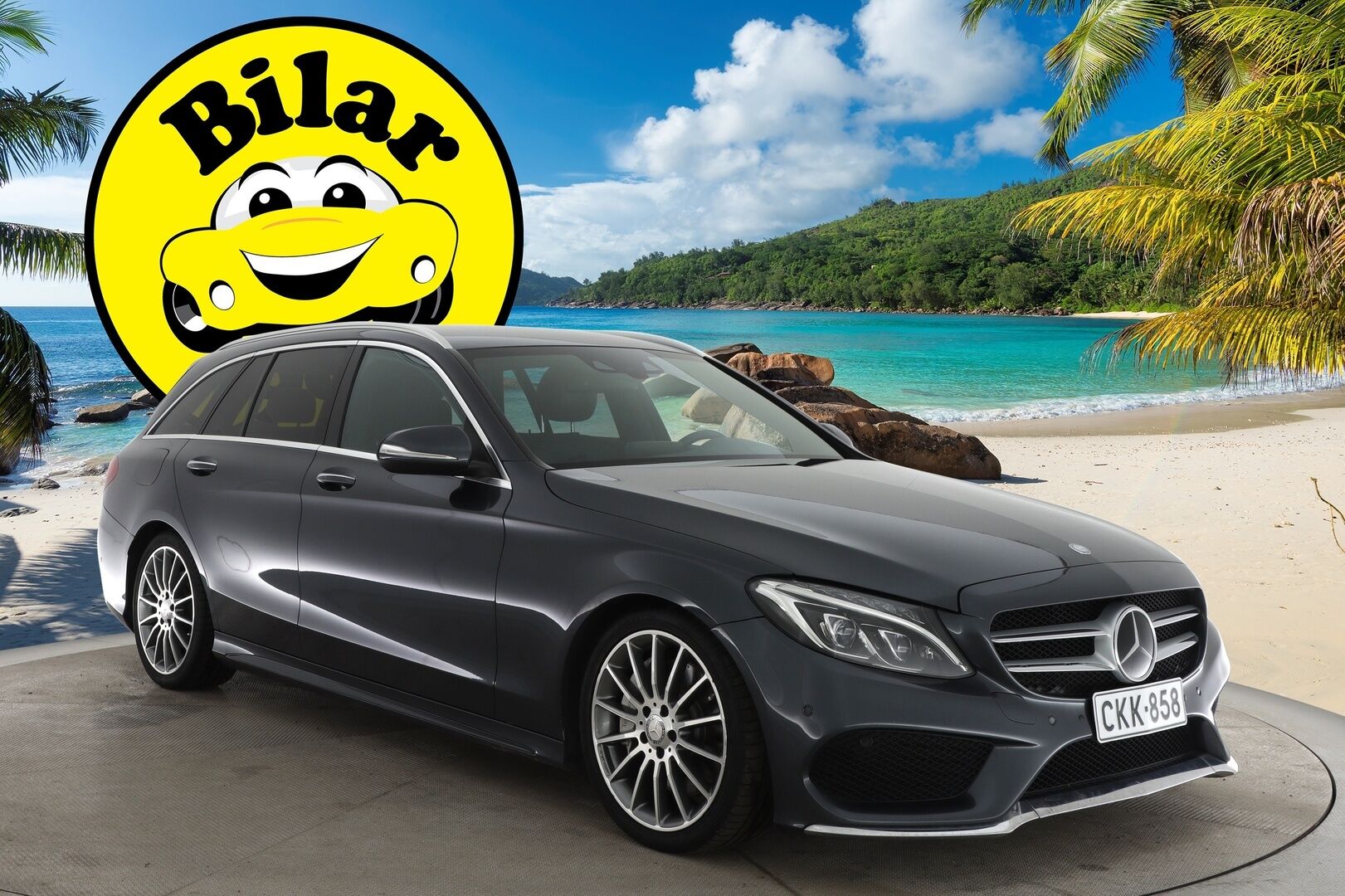 Mercedes-Benz C 2015 250 BlueTec T A Premium Business / Huippuvarusteet / AMG-Styling / Burmester / DTR+ / Keyless / Eibach / Navi / Peruutuskamera! - *Siisti / Huippuvarusteet*