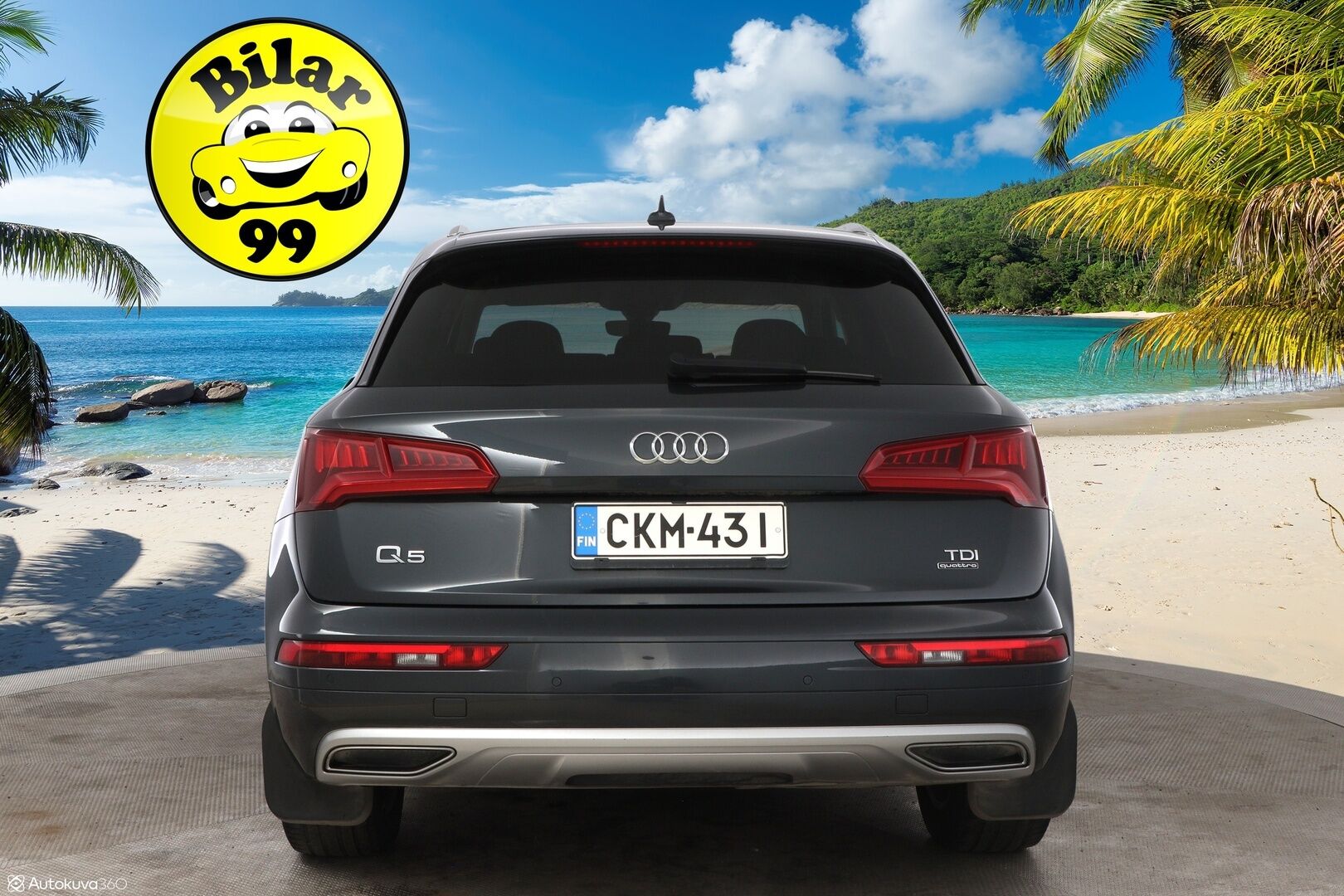 Audi Q5 2017 Business Sport 2,0 TDI 140 kW quattro S tronic - Suomiauto / Ilma-Alusta / Digital Cockpit / Vetokoukku / Nahka-Alcantara / Navi / Lohko & Sisäpistoke!