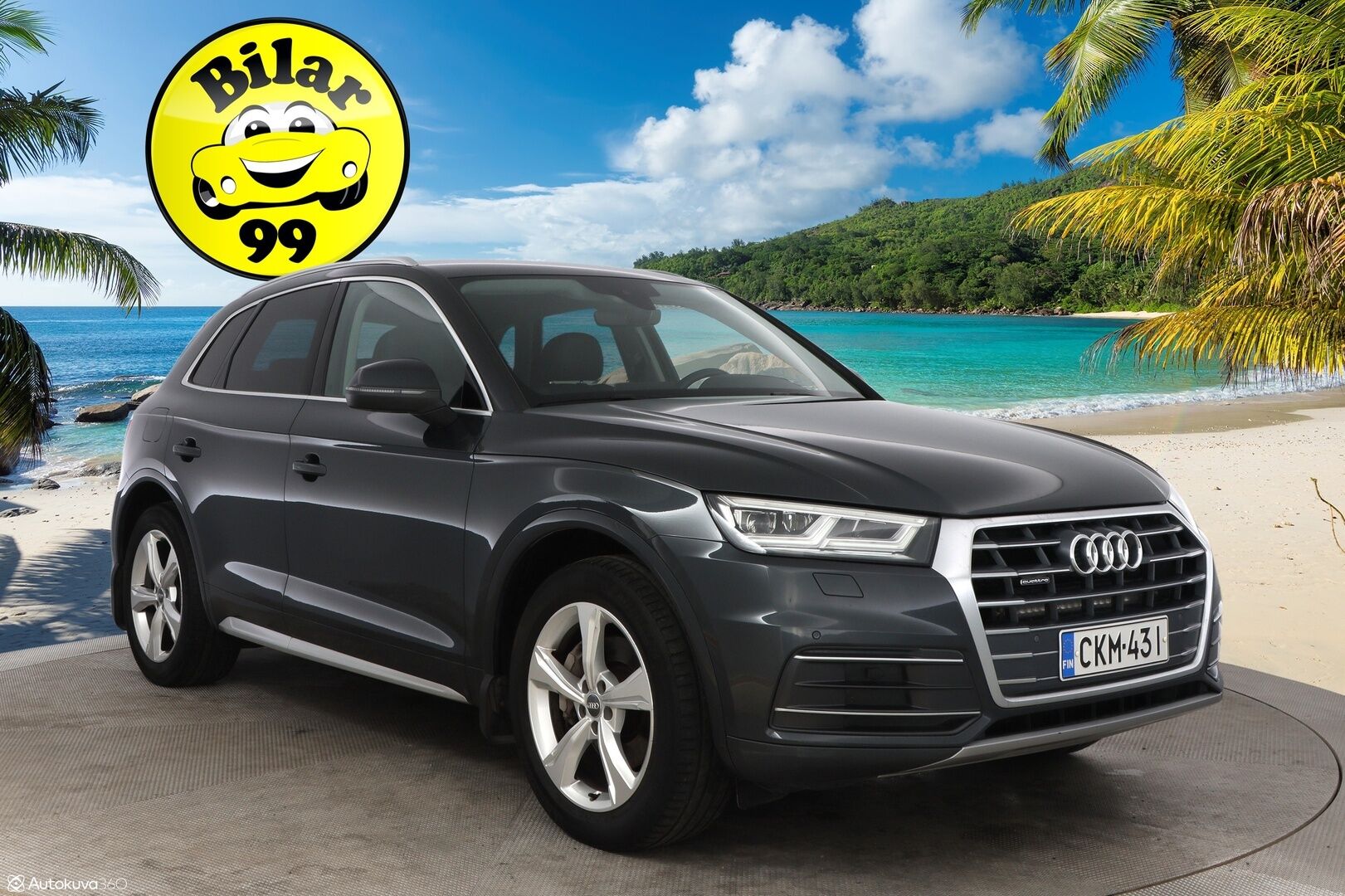 Audi Q5 2017 Business Sport 2,0 TDI 140 kW quattro S tronic - Suomiauto / Ilma-Alusta / Digital Cockpit / Vetokoukku / Nahka-Alcantara / Navi / Lohko & Sisäpistoke!