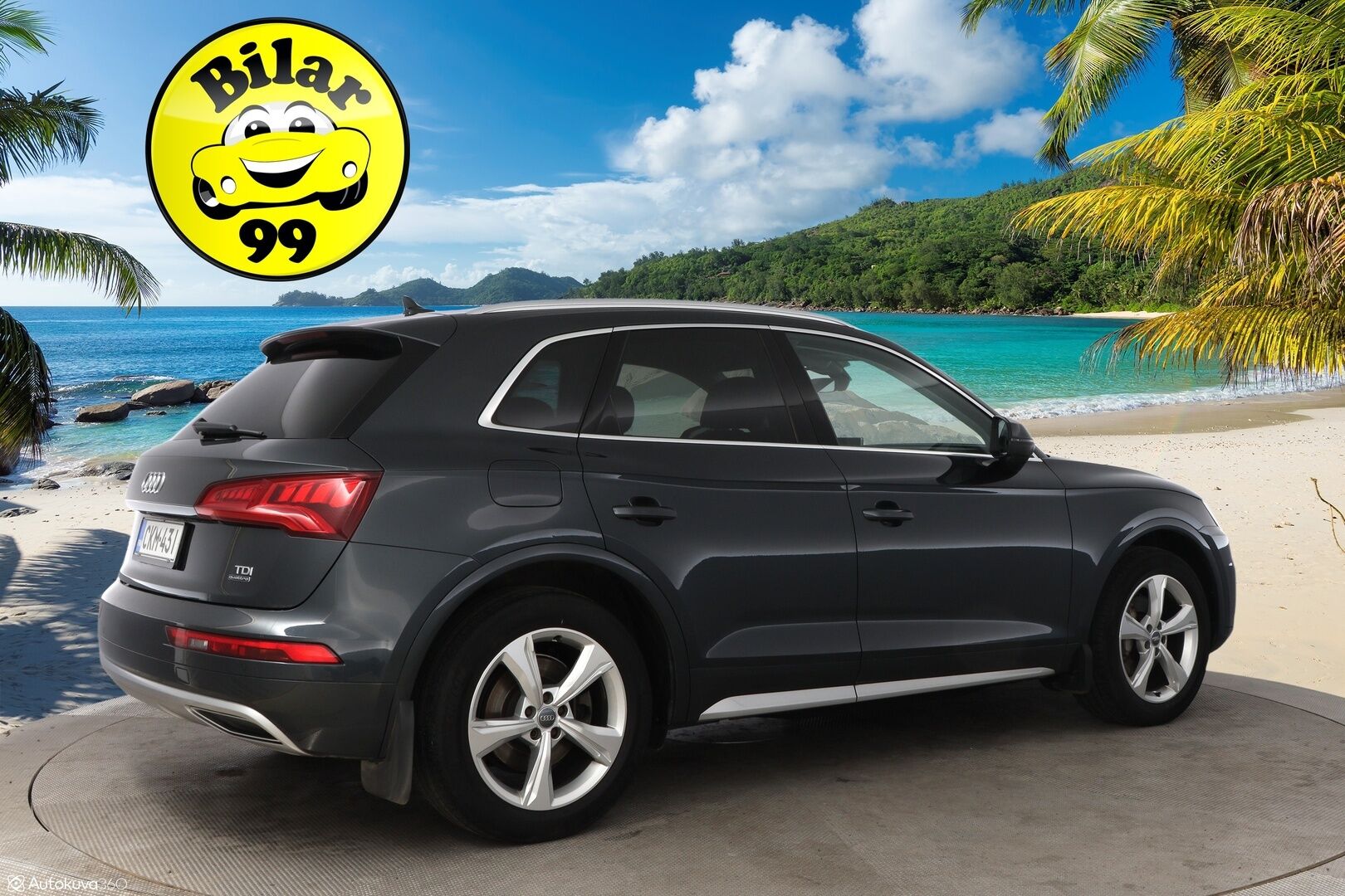 Audi Q5 2017 Business Sport 2,0 TDI 140 kW quattro S tronic - Suomiauto / Ilma-Alusta / Digital Cockpit / Vetokoukku / Nahka-Alcantara / Navi / Lohko & Sisäpistoke!