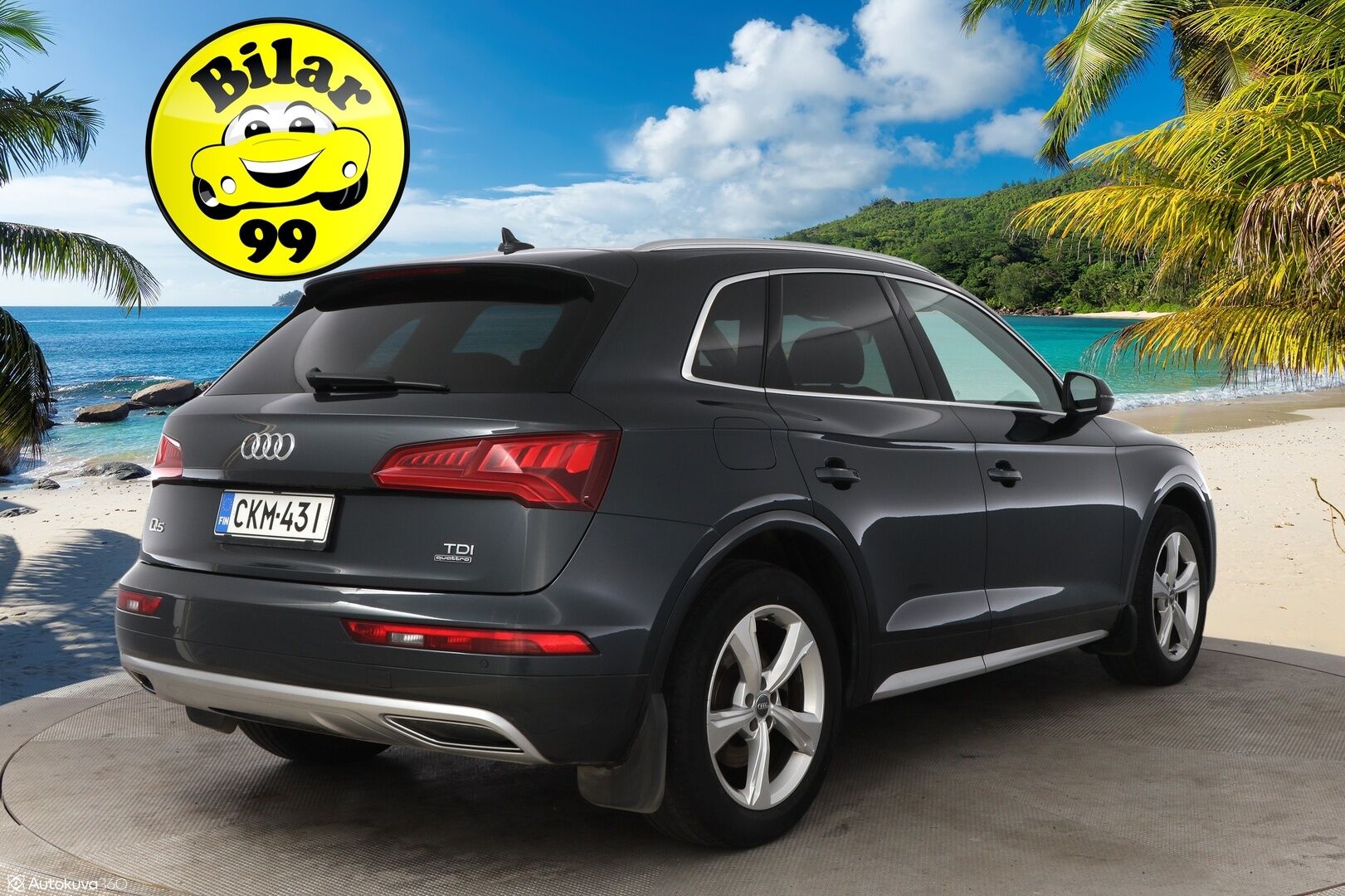 Audi Q5 2017 Business Sport 2,0 TDI 140 kW quattro S tronic - Suomiauto / Ilma-Alusta / Digital Cockpit / Vetokoukku / Nahka-Alcantara / Navi / Lohko & Sisäpistoke!