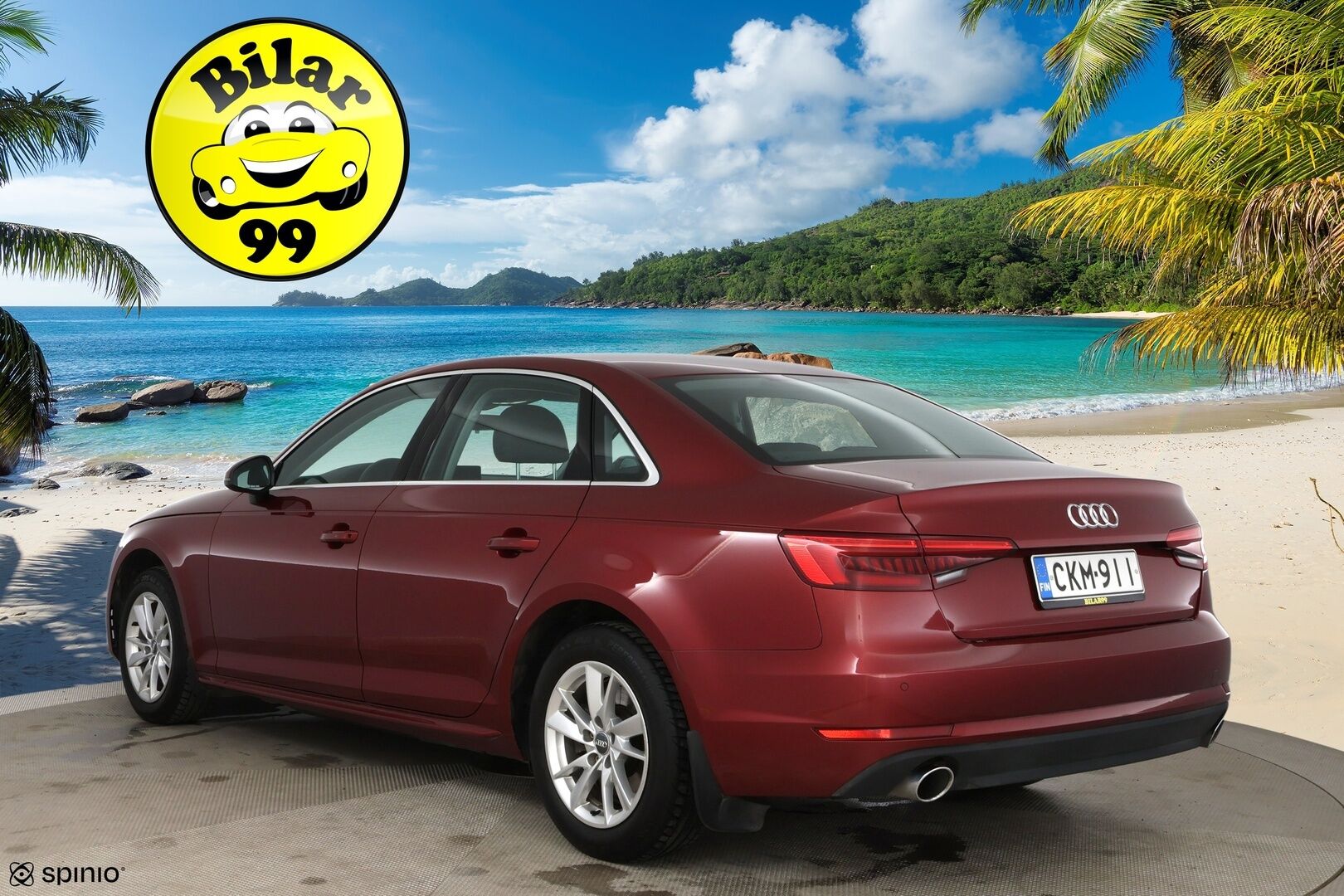 Audi A4 2016 Sedan Business 2,0 TFSI 140 kW S tronic / Webasto / LED / Koukku / Vakkari / P.tutka - Hieno Suomi-auto / 2x alumiinivanteet!