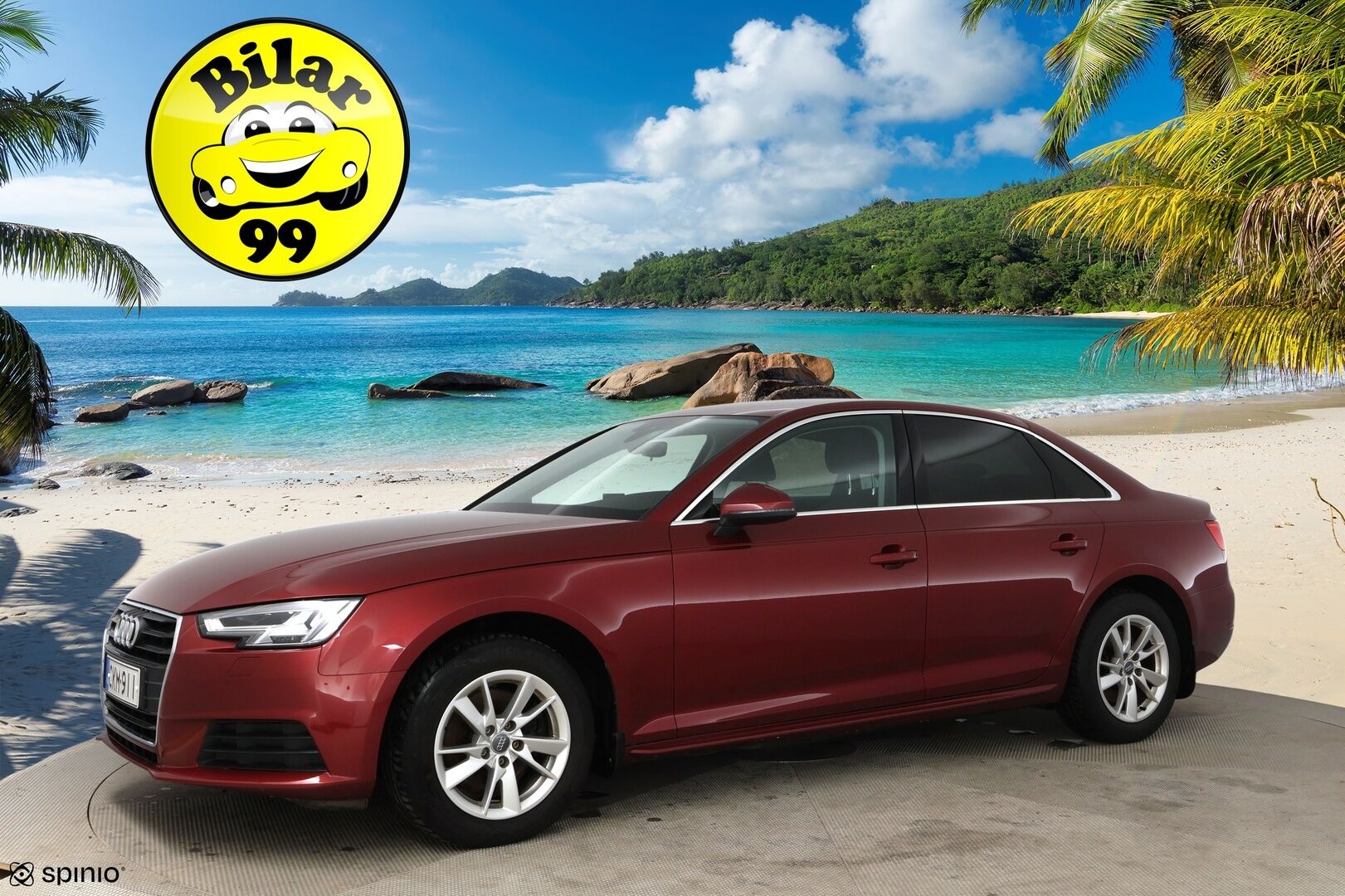 Audi A4 2016 Sedan Business 2,0 TFSI 140 kW S tronic / Webasto / LED / Koukku / Vakkari / P.tutka - Hieno Suomi-auto / 2x alumiinivanteet!