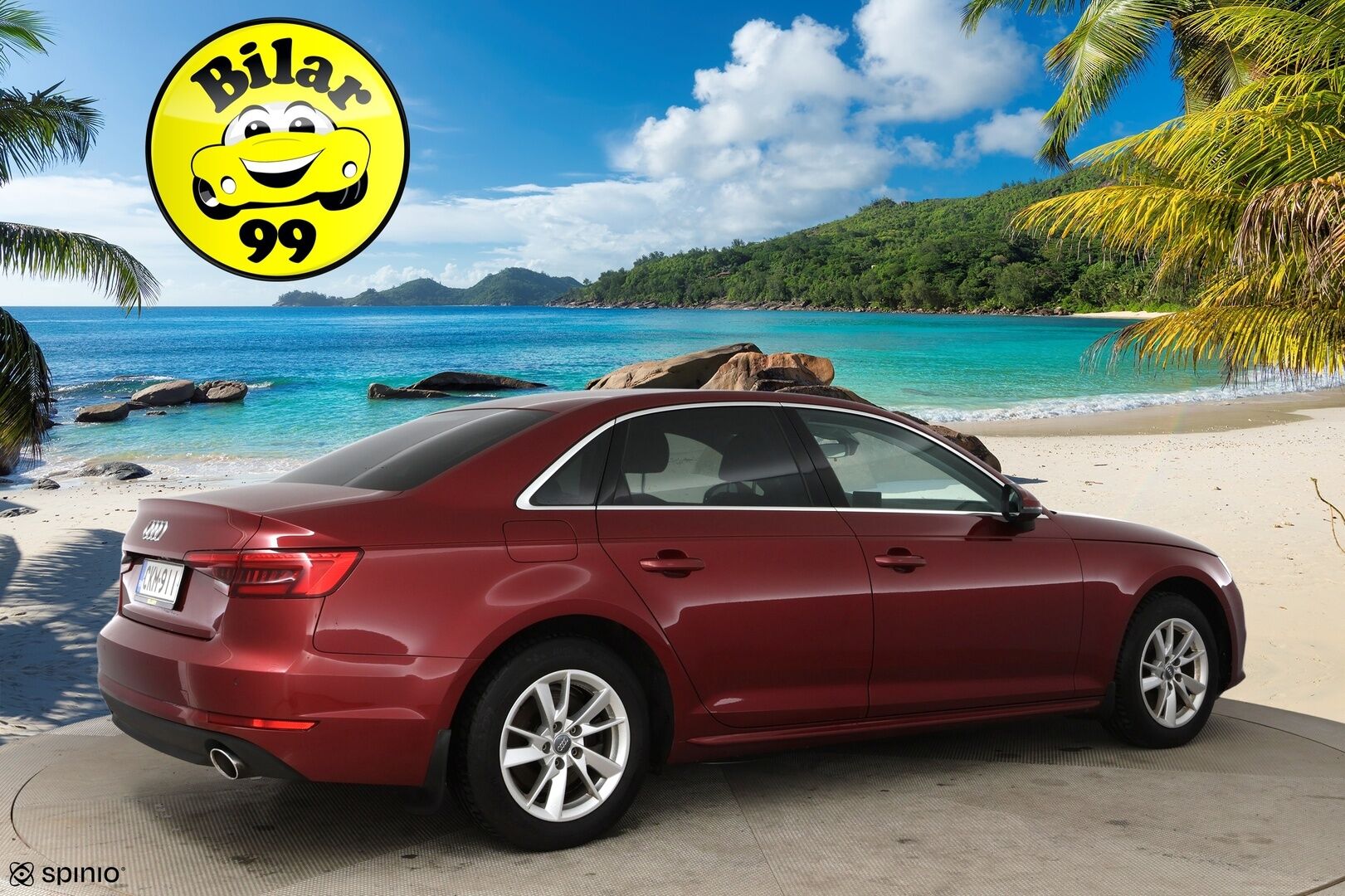 Audi A4 2016 Sedan Business 2,0 TFSI 140 kW S tronic / Webasto / LED / Koukku / Vakkari / P.tutka - Hieno Suomi-auto / 2x alumiinivanteet!