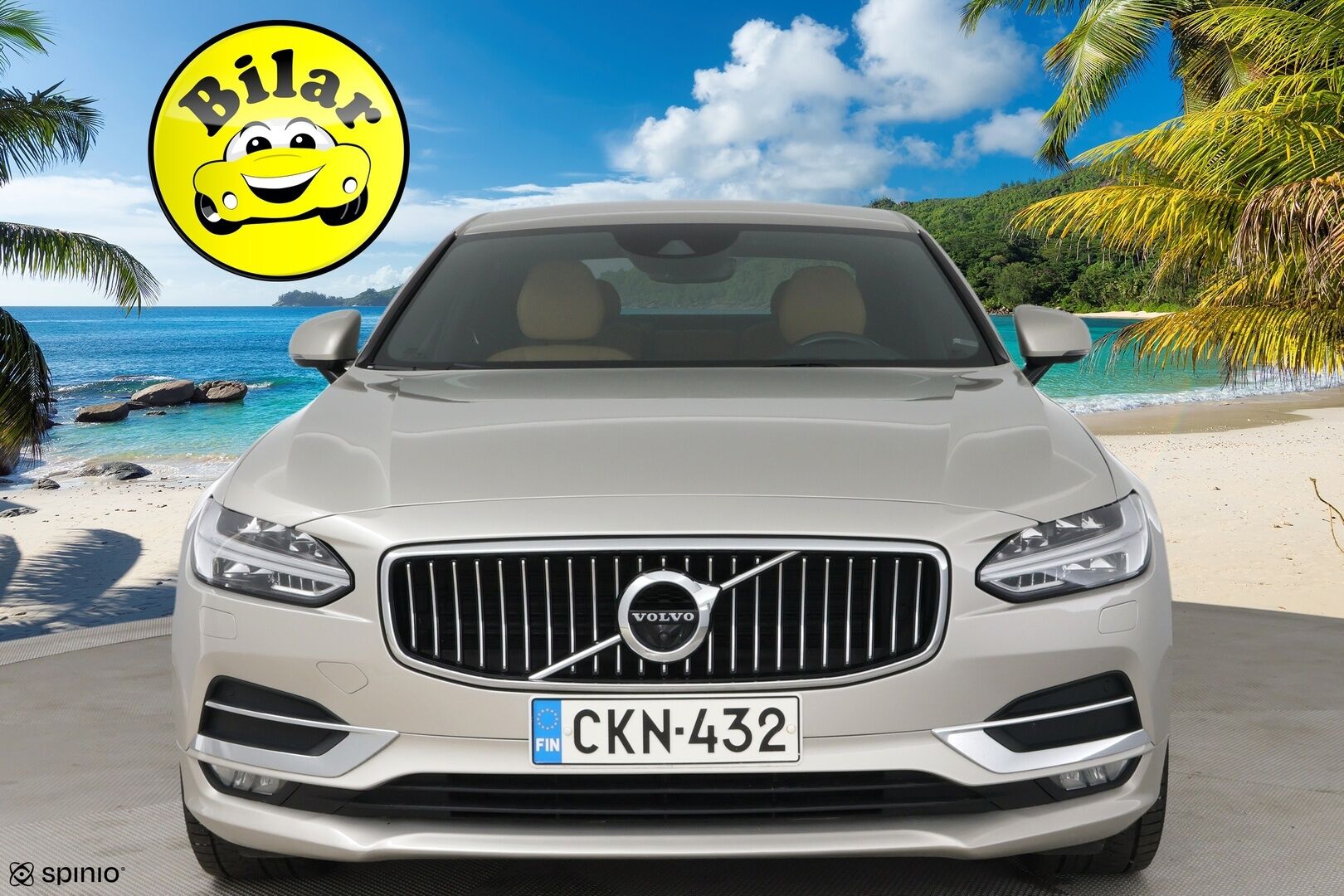 Volvo S90 2016 D5 AWD Inscription aut - ilman AD-blue järjestelmää | Suomi-Auto | ACC | 360-Kamera | Lisälämmitin | Muistipenkit | Nahkaverhoilu | Vetokoukku