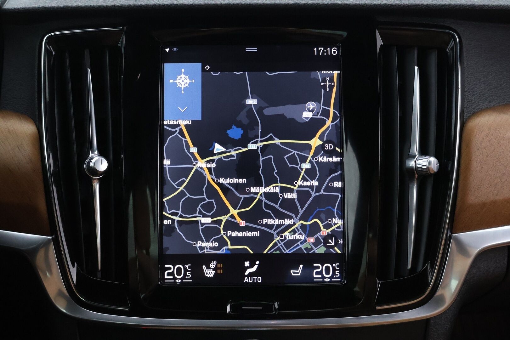 Volvo S90 2016 D5 AWD Inscription aut - ilman AD-blue järjestelmää | Suomi-Auto | ACC | 360-Kamera | Lisälämmitin | Muistipenkit | Nahkaverhoilu | Vetokoukku