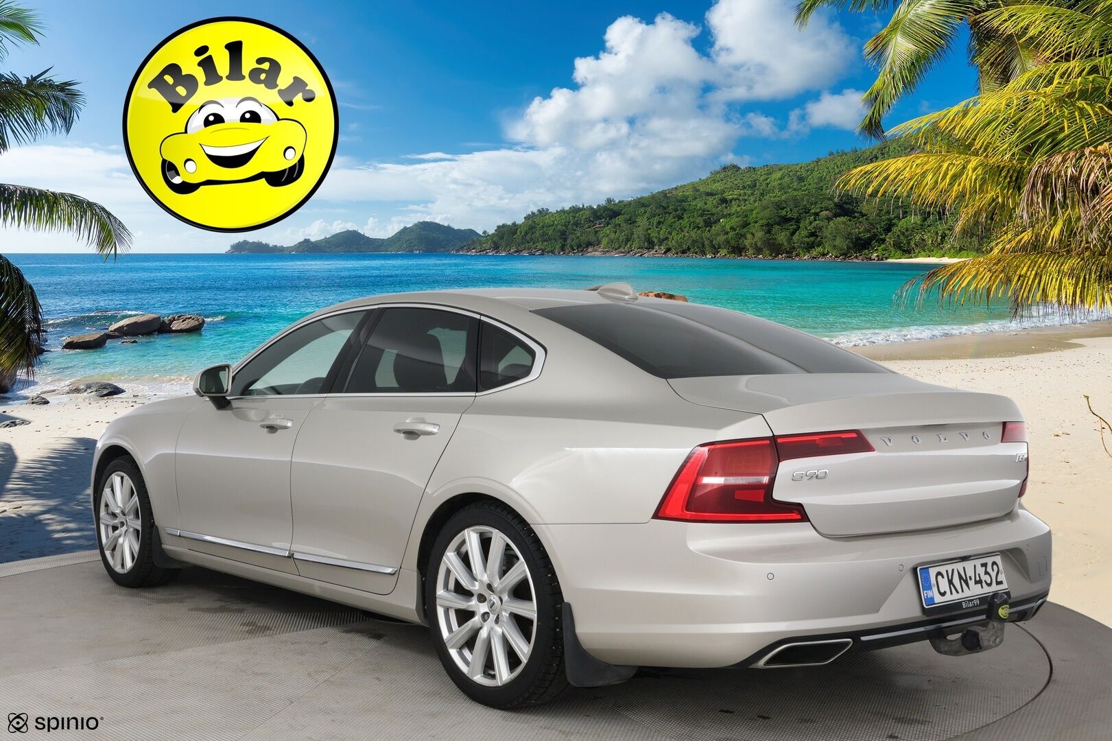 Volvo S90 2016 D5 AWD Inscription aut - ilman AD-blue järjestelmää | Suomi-Auto | ACC | 360-Kamera | Lisälämmitin | Muistipenkit | Nahkaverhoilu | Vetokoukku