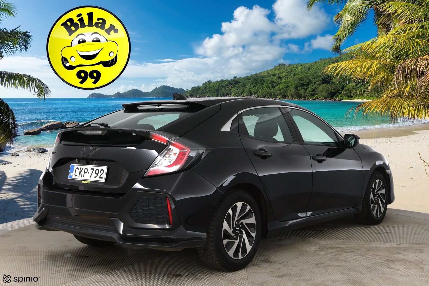 Honda Civic 2018 HB 129 hv Business AT - | Adapt.vakkari | P.kamera  | Kaistavahti | Suomi-auto | Hihna tehty 2026 | Merkkihuollettu |