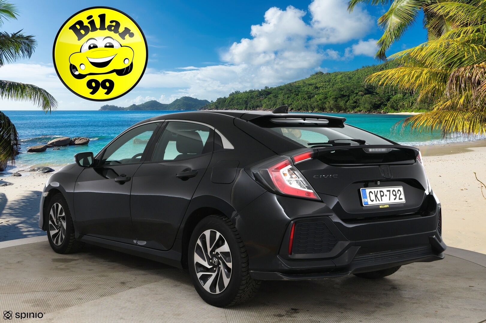 Honda Civic 2018 HB 129 hv Business AT * Adapt.vakkari / Kaistavahti / Suomi-auto * - Merkkihuollot / Jakopää vaihdettu / Juuri huollettu / Hyvällä historialla - HULLUT AVAJAISHULINAT KORKOTARJOUS 3,29 %