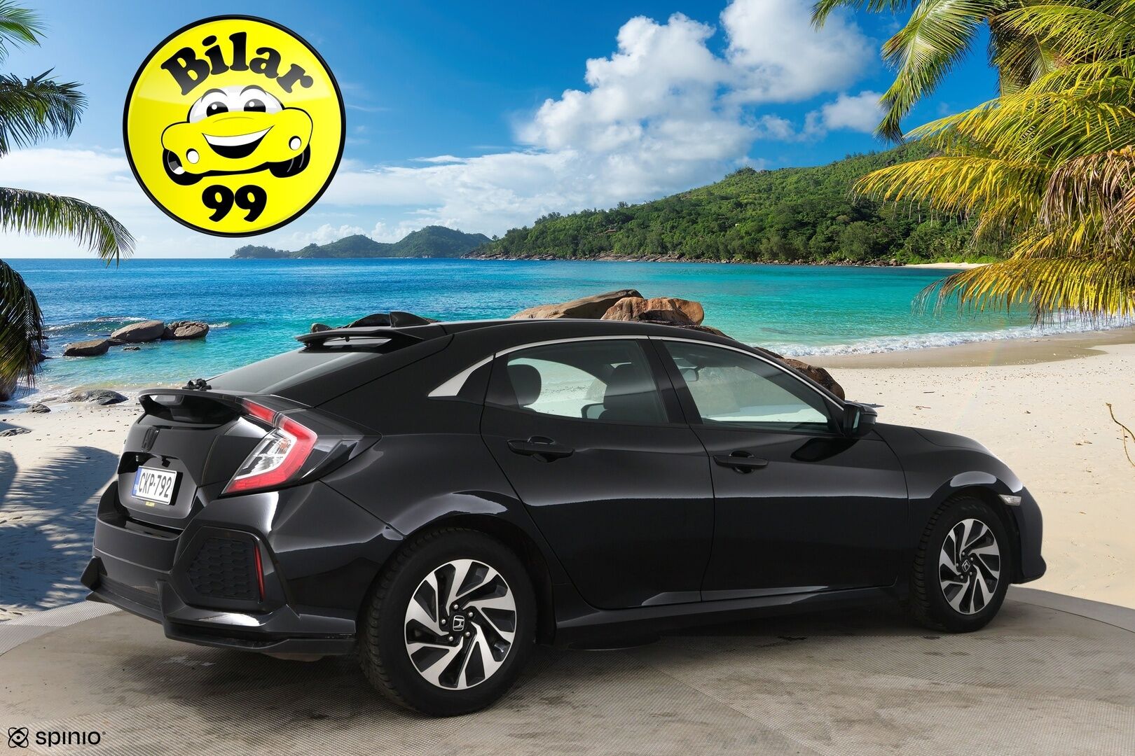 Honda Civic 2018 HB 129 hv Business AT * Adapt.vakkari / Kaistavahti / Suomi-auto * - Merkkihuollot / Jakopää vaihdettu / Juuri huollettu / Hyvällä historialla - HULLUT AVAJAISHULINAT KORKOTARJOUS 3,29 %