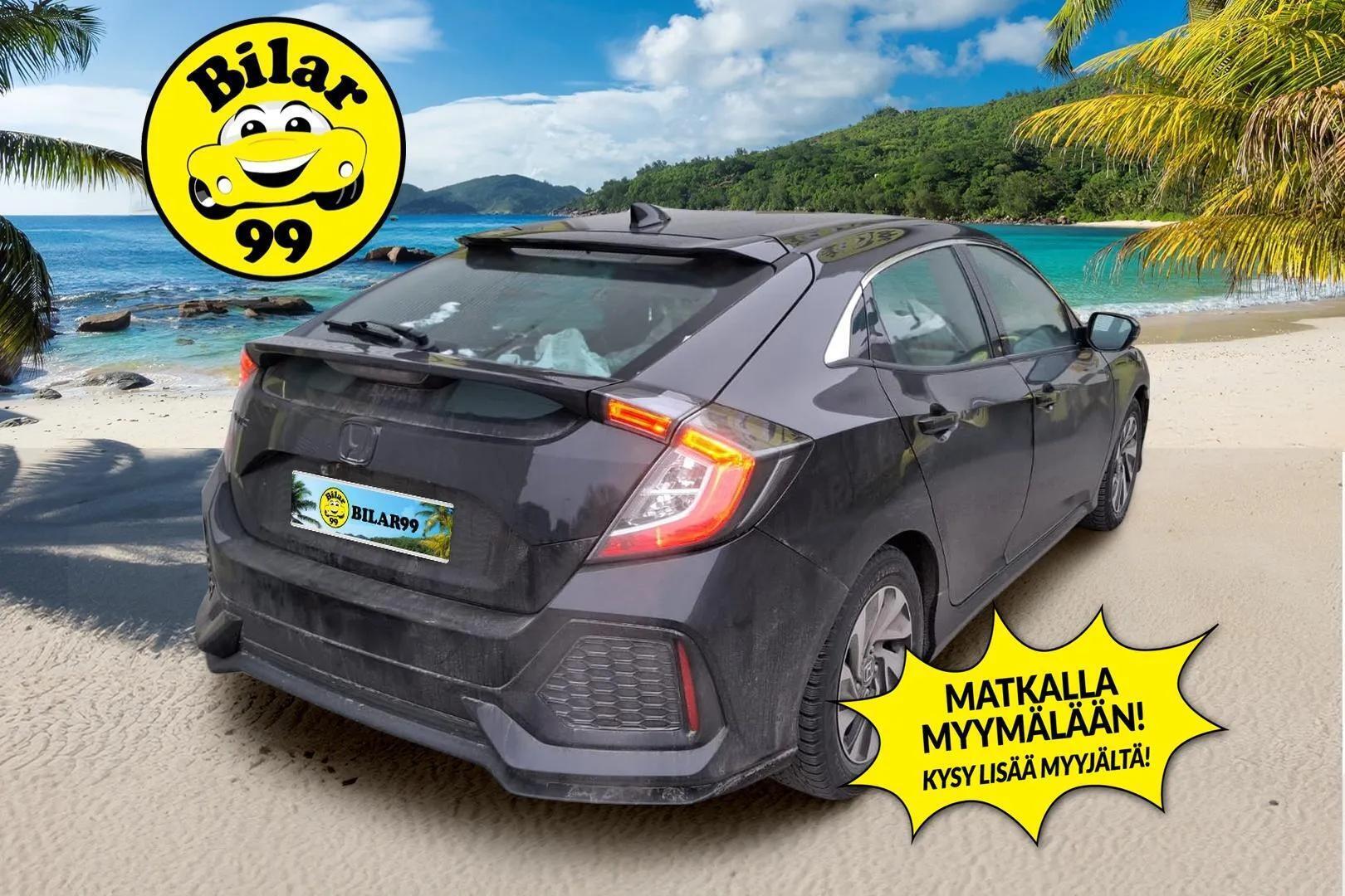 Honda Civic 2018 HB 129 hv Business AT / Suomi-auto / Adapt.vakkari / Kaistavahti / 2x Vanteet - Siisti Civic pienillä kilometreillä! - HULLUT JOULUT KORKOTARJOUS 2,49% 