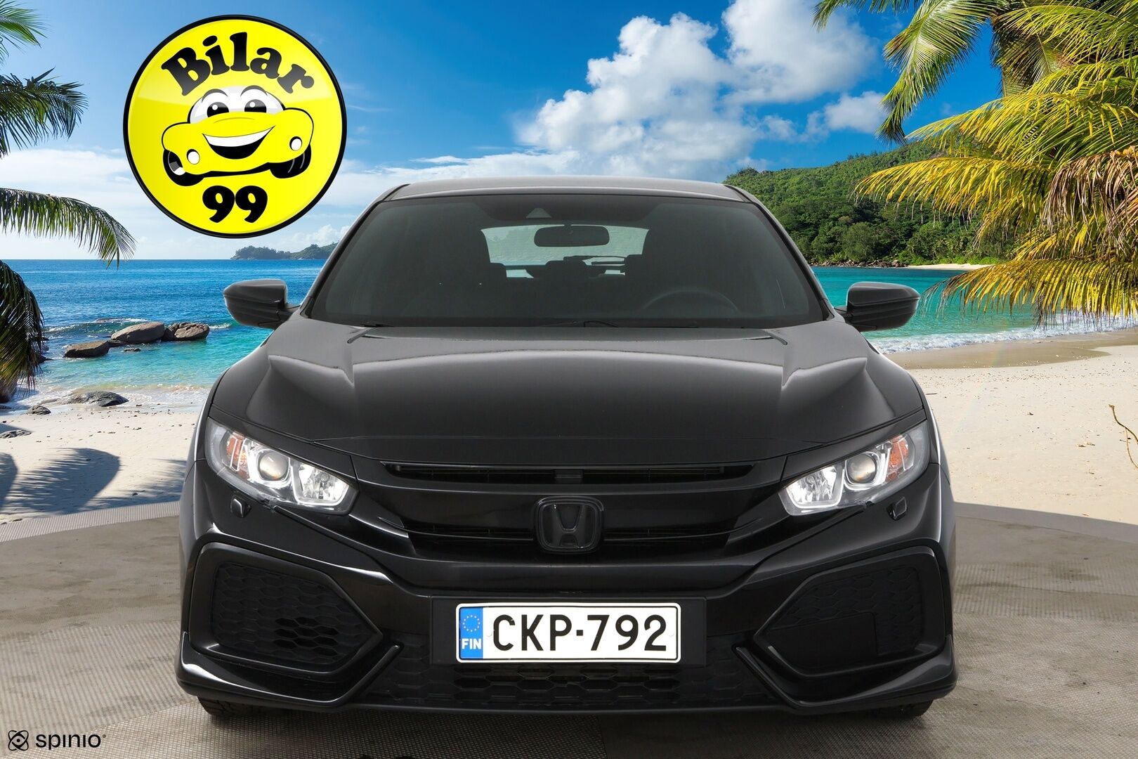 Honda Civic 2018 HB 129 hv Business AT - | Adapt.vakkari | P.kamera  | Kaistavahti | Suomi-auto | Hihna tehty 2026 | Merkkihuollettu |