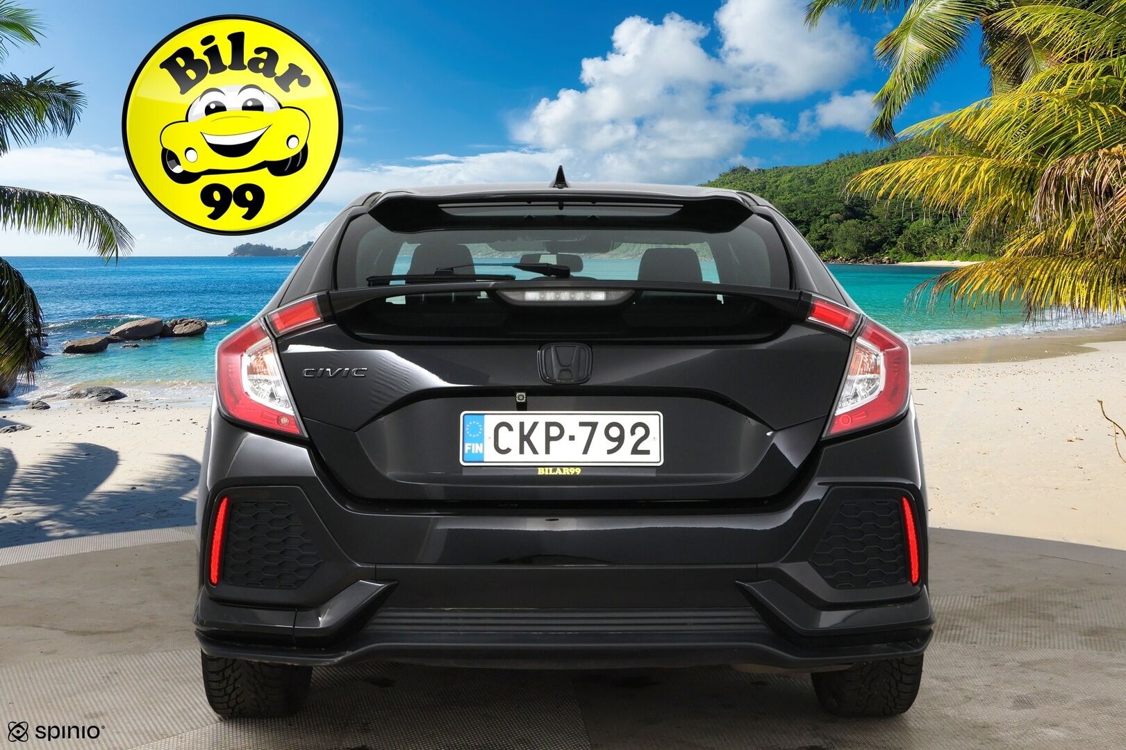 Honda Civic 2018 HB 129 hv Business AT - | Adapt.vakkari | P.kamera  | Kaistavahti | Suomi-auto | Hihna tehty 2026 | Merkkihuollettu |