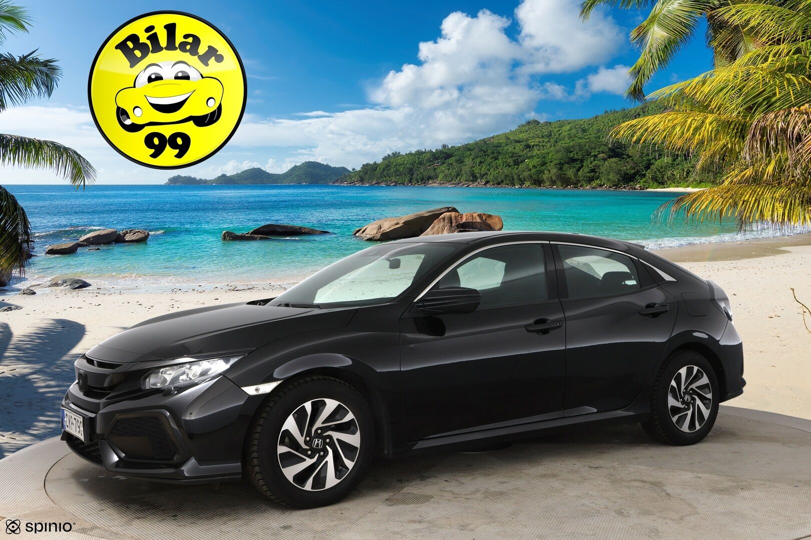 Honda Civic 2018 HB 129 hv Business AT * Adapt.vakkari / Kaistavahti / Suomi-auto * - Merkkihuollot / Jakopää vaihdettu / Juuri huollettu / Hyvällä historialla