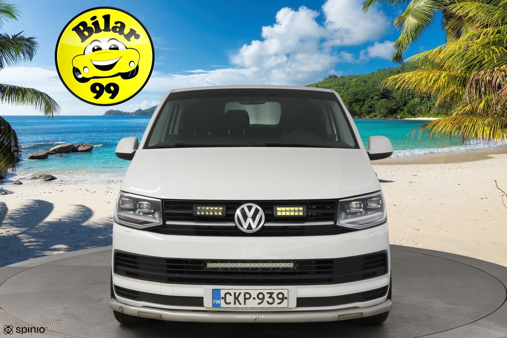 Volkswagen Transporter 2017 umpipakettiauto Pitkä 2,0 TDI 110kW DSG (FI17) BULLI * Webasto / Vetokoukku / LED / Kylkiputket & Lisävalot / Vakkari - Näyttävä / Isosti huollettu / Jakopää tehty / Juuri tullut Tampereelle!