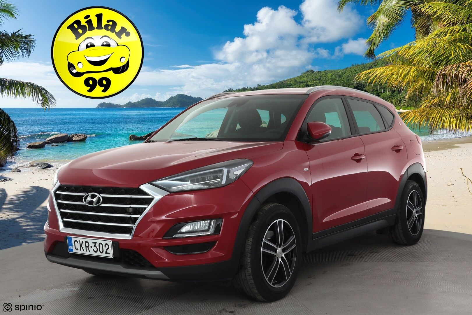 Hyundai Tucson 2020 1,6 CRDi 136 hv 48V hybrid 7-DCT-aut Comfort * Vakkari / Koukku / Lohko+Sisä / Navi / LED / Keyless / Ratinlämmitin * - P.Kamera / Suomi-auto / Kahdet renkaat aluvanteilla - HULLUT AVAJAISHULINAT KORKOTARJOUS 3,29 %