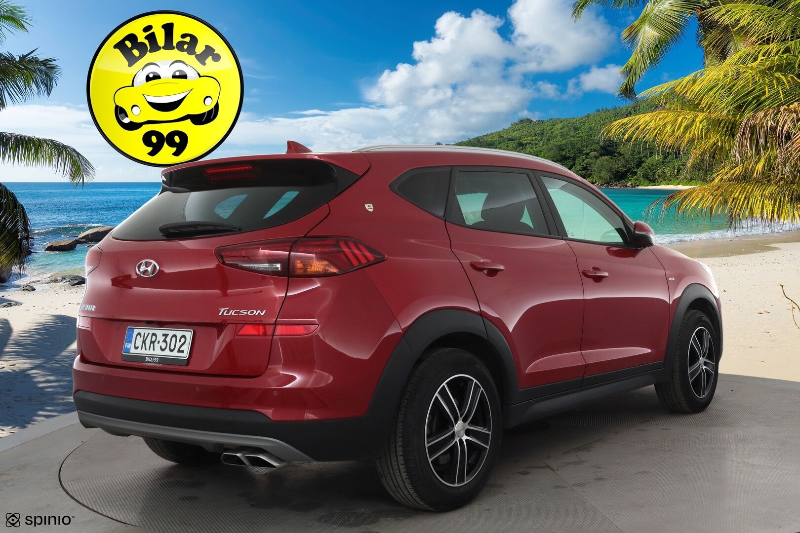 Hyundai Tucson 2020 1,6 CRDi 136 hv 48V hybrid 7-DCT-aut Comfort * Vakkari / Koukku / Lohko+Sisä / Navi / LED / Keyless / Ratinlämmitin * - P.Kamera / Suomi-auto / Kahdet renkaat aluvanteilla - HULLUT AVAJAISHULINAT KORKOTARJOUS 3,29 %