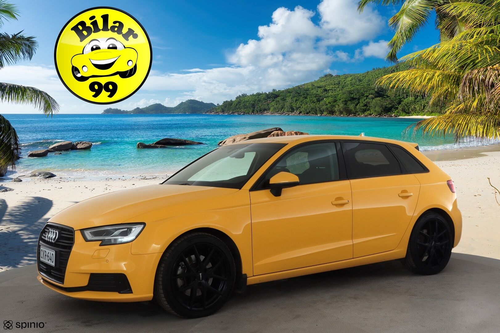 Audi A3 2017 Sportback Land of quattro Edition 2,0 TFSI 140 kW quattro S tronic * ACC / P.tutkat / Matrix LED / Webasto * - KeylessGo / Suomi-auto / Kahdet renkaat aluvanteilla - HULLU BLACKWEEK KORKOTARJOUS 2,49%