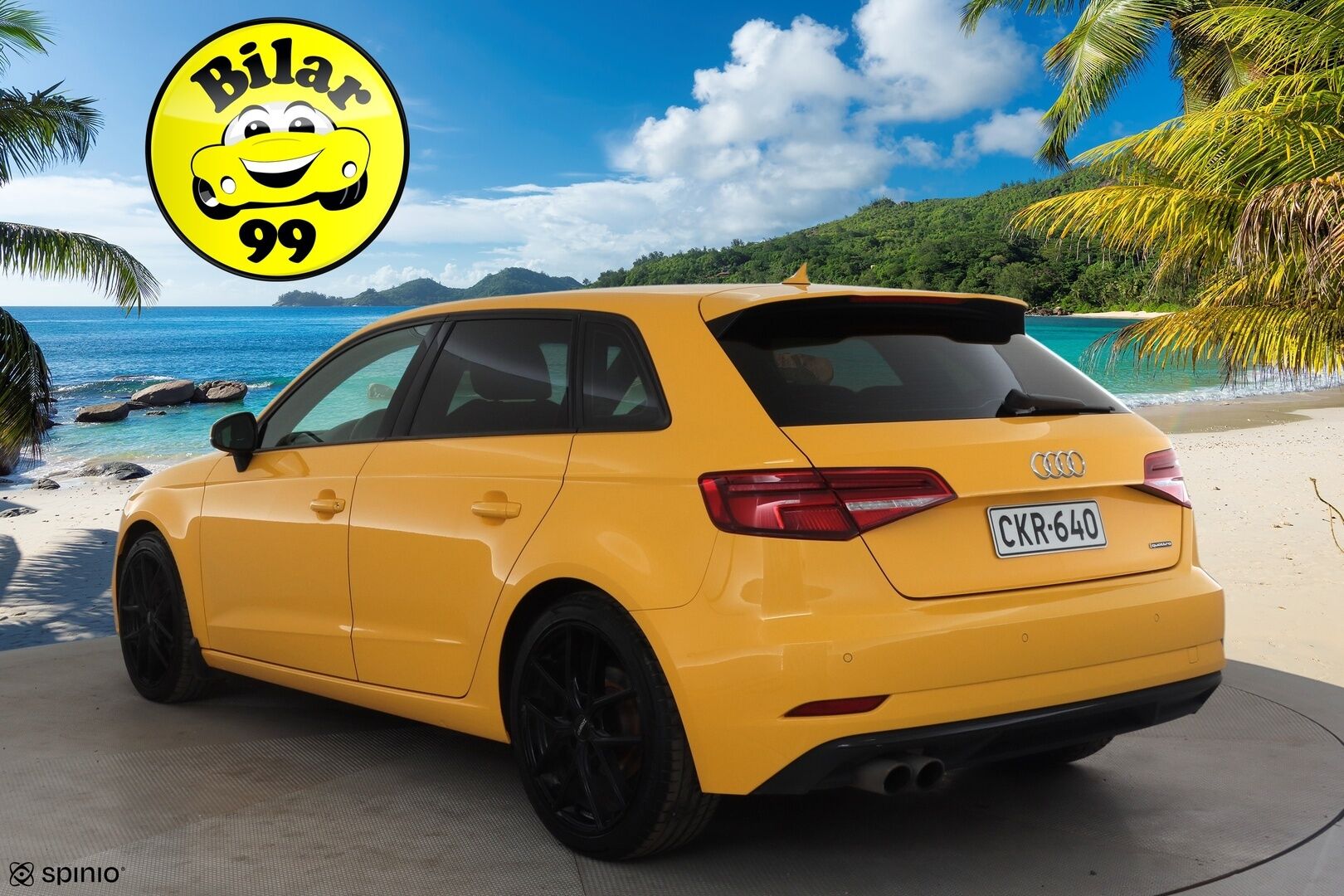 Audi A3 2017 Sportback Land of quattro Edition 2,0 TFSI 140 kW quattro S tronic * ACC / P.tutkat / Matrix LED / Webasto * - KeylessGo / Suomi-auto / Kahdet renkaat aluvanteilla - HULLU BLACKWEEK KORKOTARJOUS 2,49%