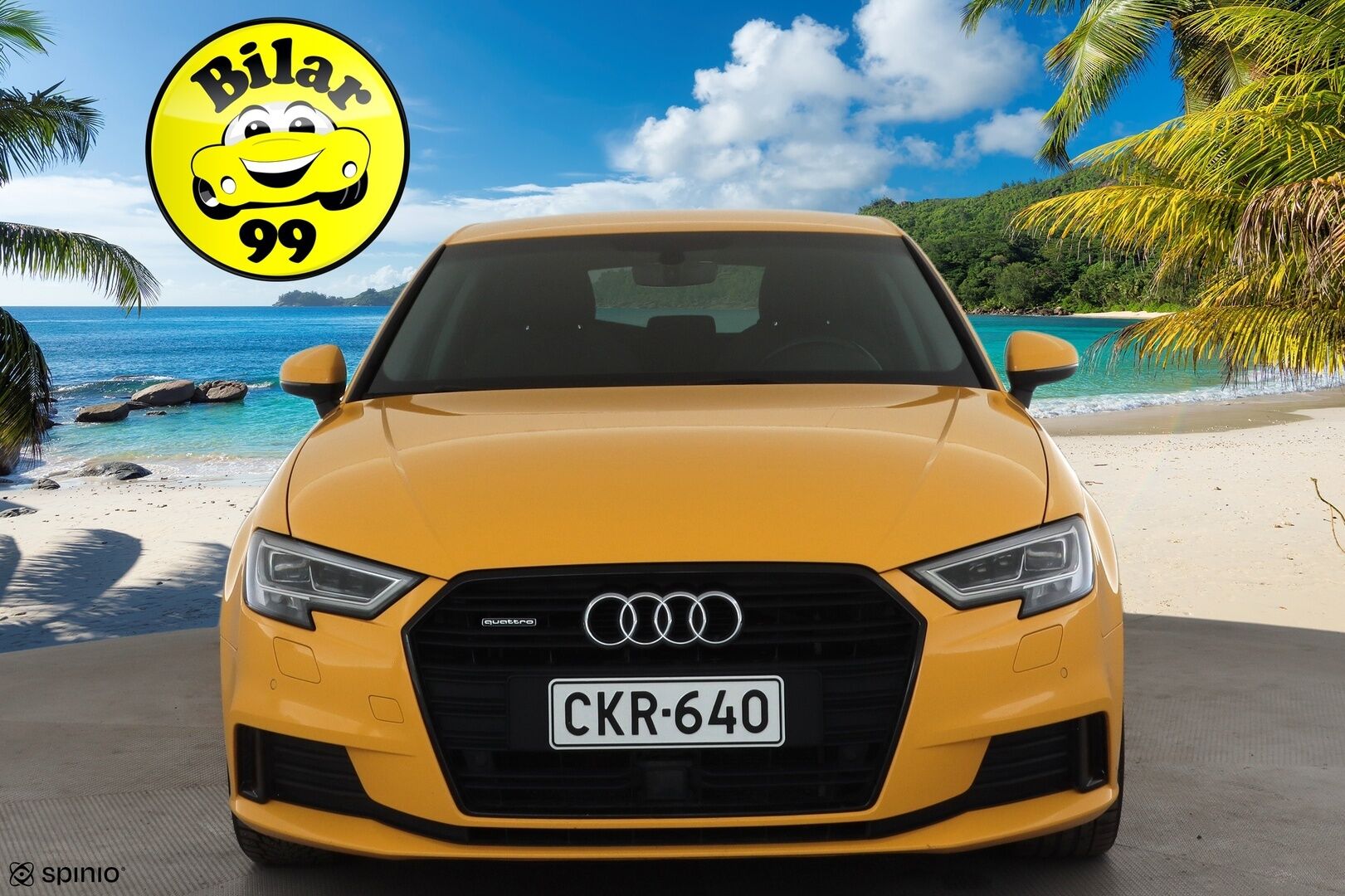 Audi A3 2017 Sportback Land of quattro Edition 2,0 TFSI 140 kW quattro S tronic * ACC / P.tutkat / Matrix LED / Webasto * - KeylessGo / Suomi-auto / Kahdet renkaat aluvanteilla - HULLU BLACKWEEK KORKOTARJOUS 2,49%