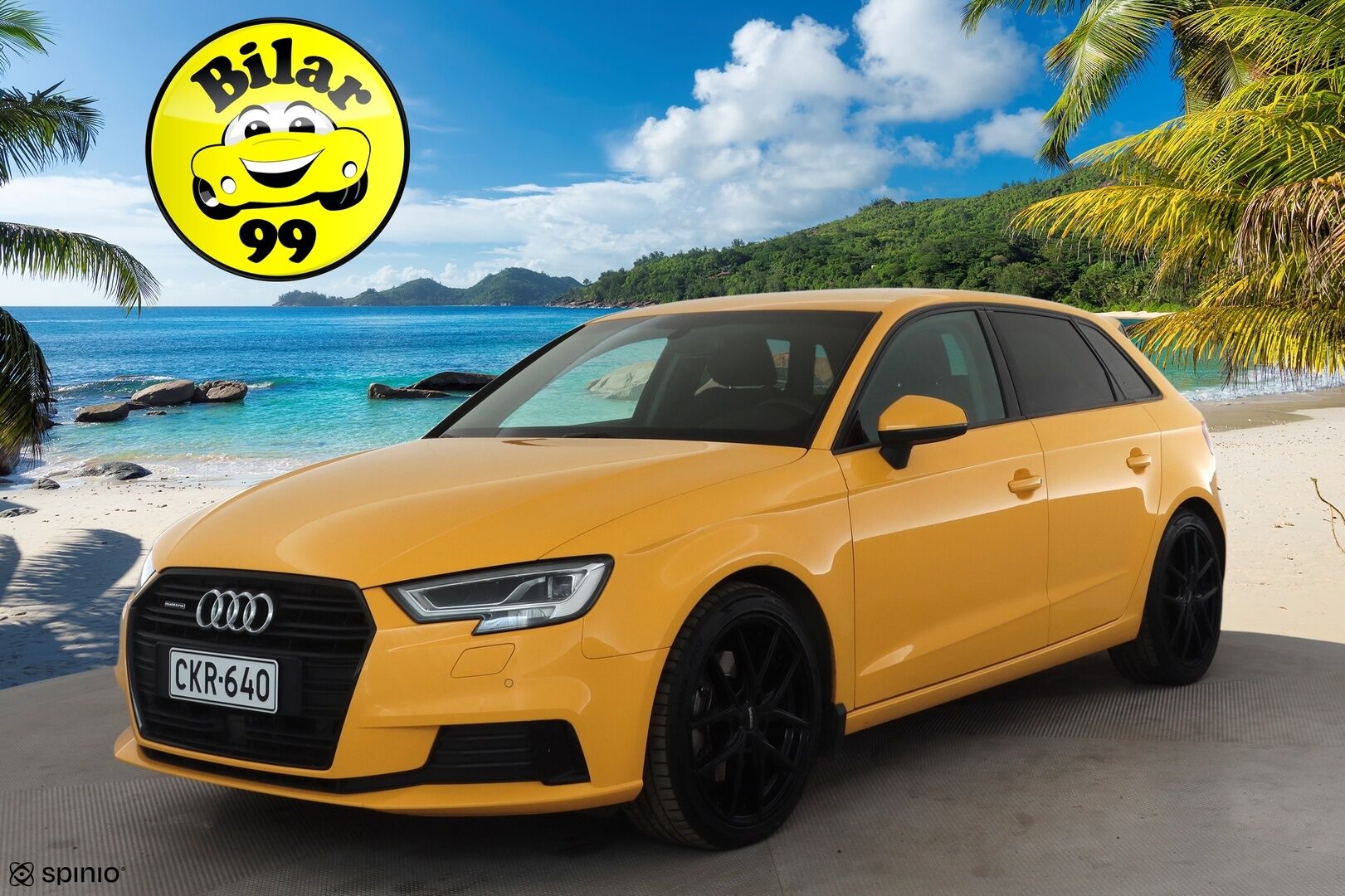 Audi A3 2017 Sportback Land of quattro Edition 2,0 TFSI 140 kW quattro S tronic * ACC / P.tutkat / Matrix LED / Webasto * - KeylessGo / Suomi-auto / Kahdet renkaat aluvanteilla - HULLU BLACKWEEK KORKOTARJOUS 2,49%