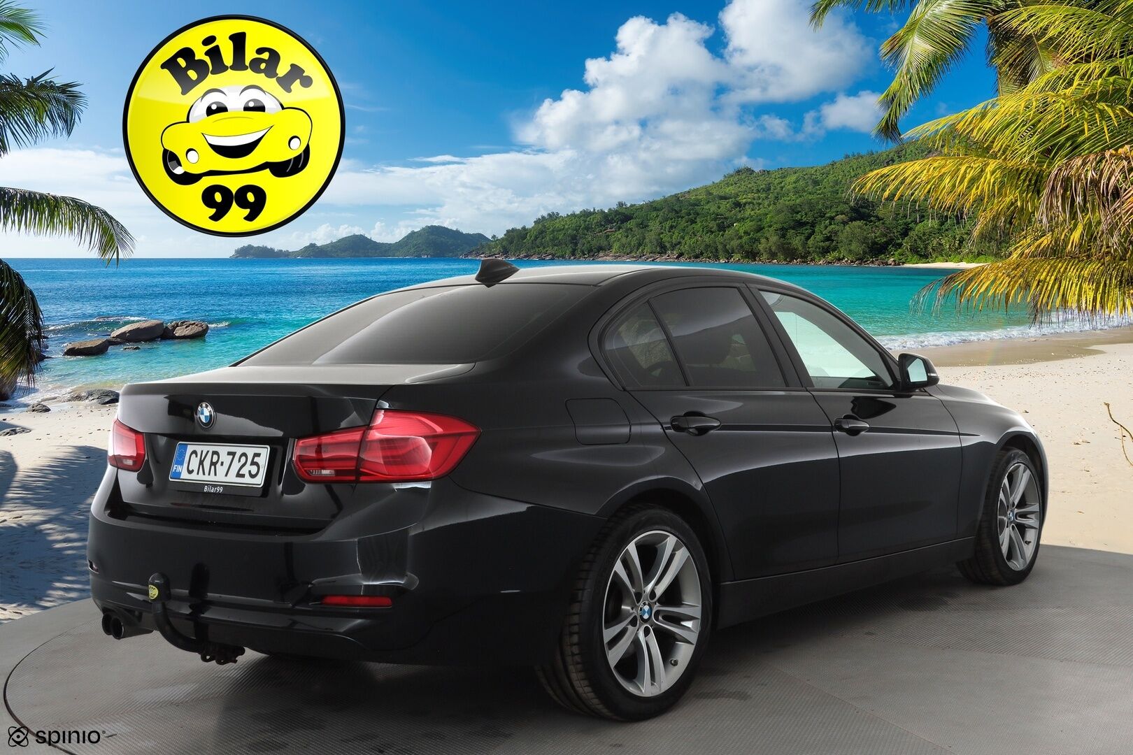 BMW 320 2017 F30 Sedan 320i A xDrive Business Exclusive Edition * Lohkolämmitin / Koukku / LED / P.Tutkat / Sportnahat / Vakkari / Navi * - Suomi-auto / Kahdet renkaat aluvanteilla - HULLUT AVAJAISHULINAT KORKOTARJOUS 3,29 %