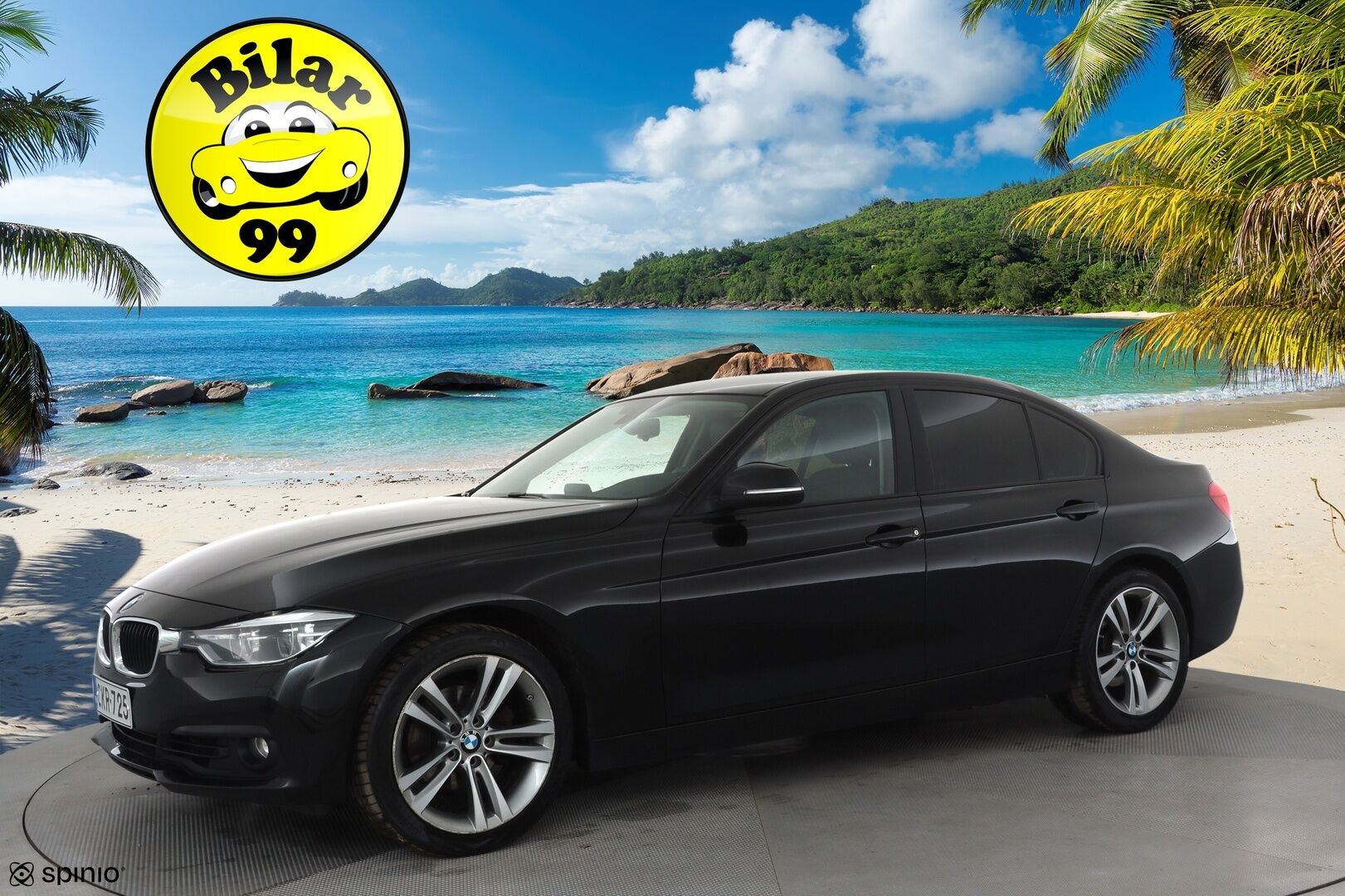 BMW 320 2017 F30 Sedan 320i A xDrive Business Exclusive Edition * Lohkolämmitin / Koukku / LED / P.Tutkat / Sportnahat / Vakkari / Navi * - Suomi-auto / Kahdet renkaat aluvanteilla - HULLUT AVAJAISHULINAT KORKOTARJOUS 3,29 %