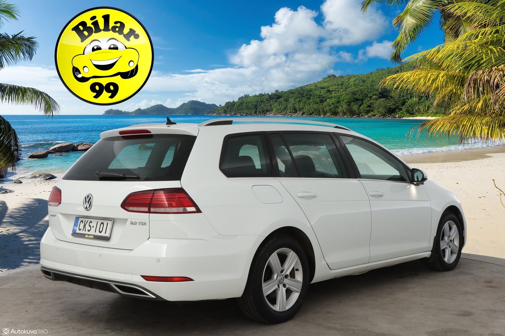 Volkswagen Golf 2017 Variant Highline 2,0 TDI 110 kW (150 hv) DSG-automaatti - Suomiauto / Webasto / Adapt.Vakkari / Peruutuskamera / Kangas-Alcantara / Digimittaristo / KeylessGo / Apple&Android / Hyvät Varusteet!