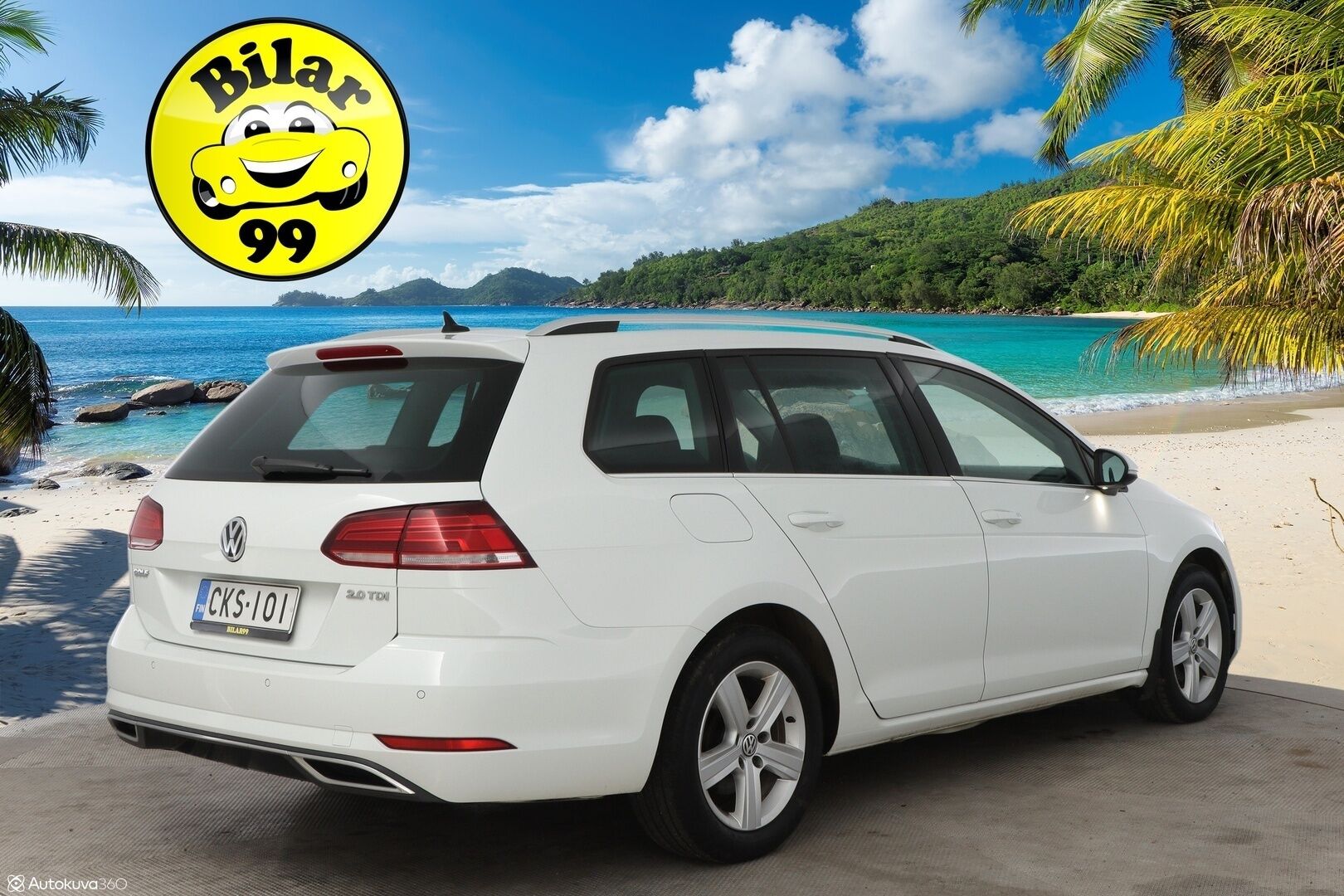 Volkswagen Golf 2017 Variant Highline 2,0 TDI 110 kW (150 hv) DSG-automaatti - Suomiauto / Webasto / Adapt.Vakkari / Peruutuskamera / Kangas-Alcantara / Digimittaristo / KeylessGo / Apple&Android / Hyvät Varusteet!