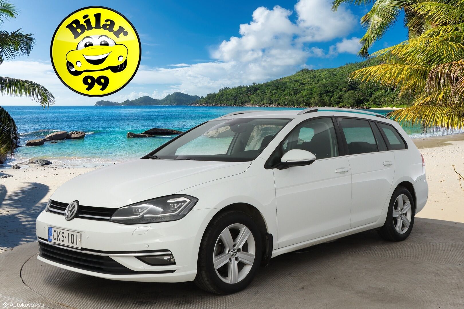 Volkswagen Golf 2017 Variant Highline 2,0 TDI 110 kW (150 hv) DSG-automaatti - Suomiauto / Webasto / Adapt.Vakkari / Peruutuskamera / Kangas-Alcantara / Digimittaristo / KeylessGo / Apple&Android / Hyvät Varusteet!