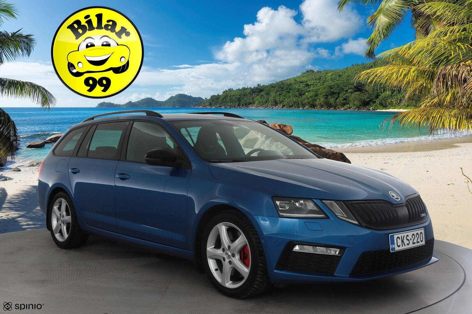 Skoda Octavia 2018 Combi 2,0 TSI RS DSG Autom. * Facelift / Webasto / Adapt.Vakkari / Peruutuskamera / LED / BLIS / KeylessGo - Suomi-auto / Kahdet renkaat - HULLUT JOULUT KORKOTARJOUS 2,49% 