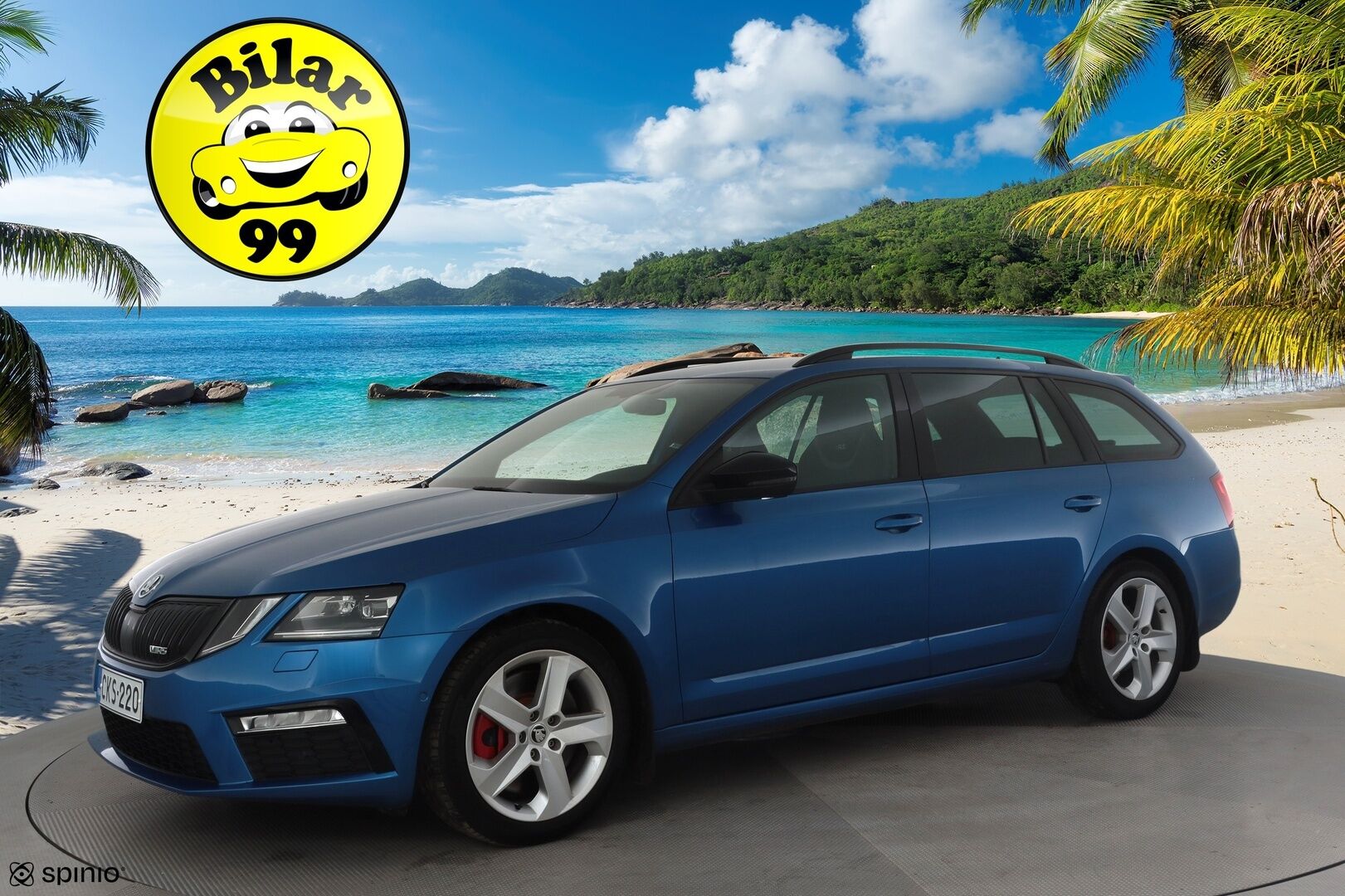 Skoda Octavia 2018 Combi 2,0 TSI RS DSG Autom. * Facelift / Webasto / Adapt.Vakkari / Peruutuskamera / LED / BLIS / KeylessGo - Suomi-auto / Kahdet renkaat - HULLUT JOULUT KORKOTARJOUS 2,49% 