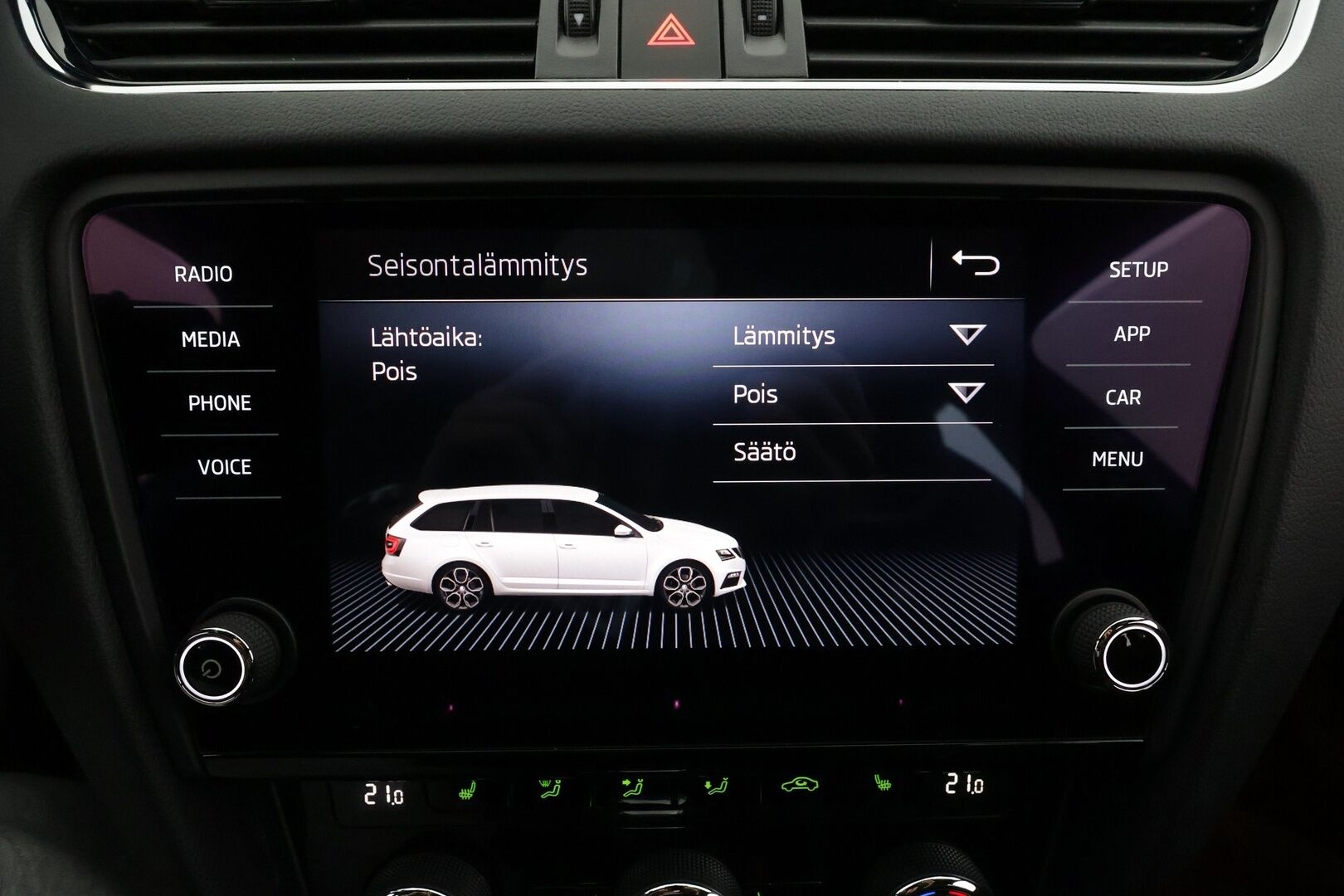 Skoda Octavia 2018 Combi 2,0 TSI RS DSG Autom. * Facelift / Webasto / Adapt.Vakkari / Peruutuskamera / LED / BLIS / KeylessGo - Suomi-auto / Kahdet renkaat - HULLUT JOULUT KORKOTARJOUS 2,49% 