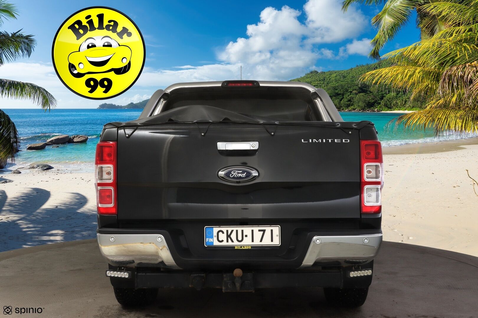 Ford Ranger 2017 Double Cab 3,2TDCi 200 hv Limited 4x4 * Vetokoukku / Peruutuskamera / Lohkolämmitin / Lämm. tuulilasi / Nahkasisusta * - Rekisteröity pakettiautoksi / 3500kg vetomassa