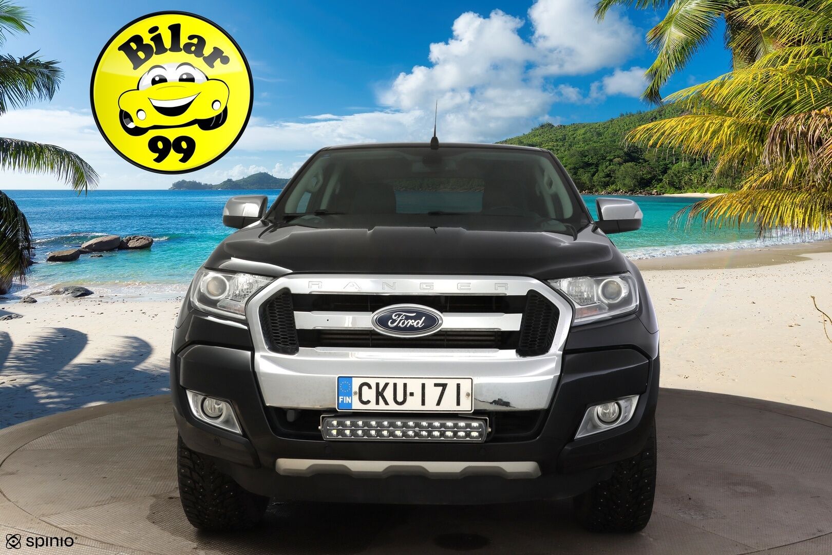 Ford Ranger 2017 Double Cab 3,2TDCi 200 hv Limited 4x4 * Vetokoukku / Peruutuskamera / Lohkolämmitin / Lämm. tuulilasi / Nahkasisusta * - Rekisteröity pakettiautoksi / 3500kg vetomassa