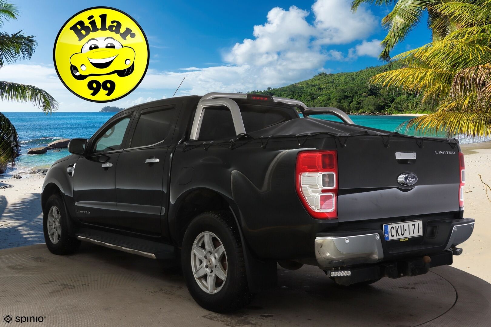 Ford Ranger 2017 Double Cab 3,2TDCi 200 hv Limited 4x4 * Vetokoukku / Peruutuskamera / Lohkolämmitin / Lämm. tuulilasi / Nahkasisusta * - Rekisteröity pakettiautoksi / 3500kg vetomassa