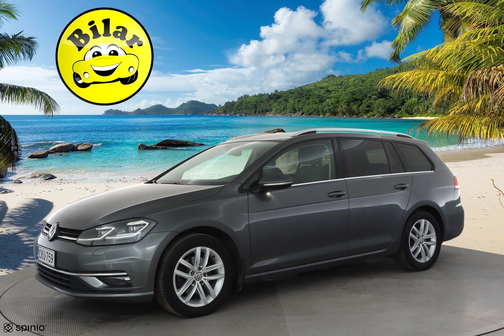 Volkswagen Golf 2017 Variant Highline 1,4 TSI 110 kW (150 hv) DSG-automaatti - | ACC | Webasto | Koukku | Digimittaristo | P.kamera | Navi | LED | Keyless | Apple & Android | Front Assist | 2x renkaat aluin | Suomiauto |