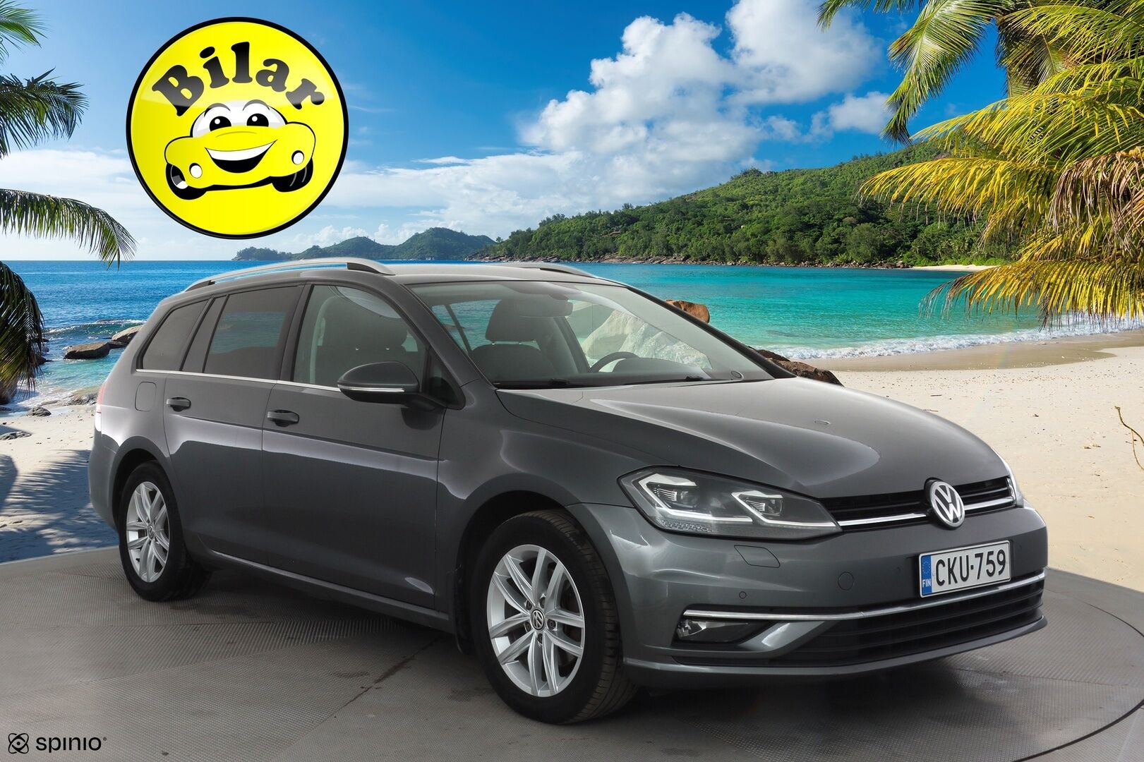 Volkswagen Golf 2017 Variant Highline 1,4 TSI 110 kW (150 hv) DSG-automaatti - | ACC | Webasto | Koukku | Digimittaristo | P.kamera | Navi | LED | Keyless | Apple & Android | Front Assist | 2x renkaat aluin | Suomiauto |