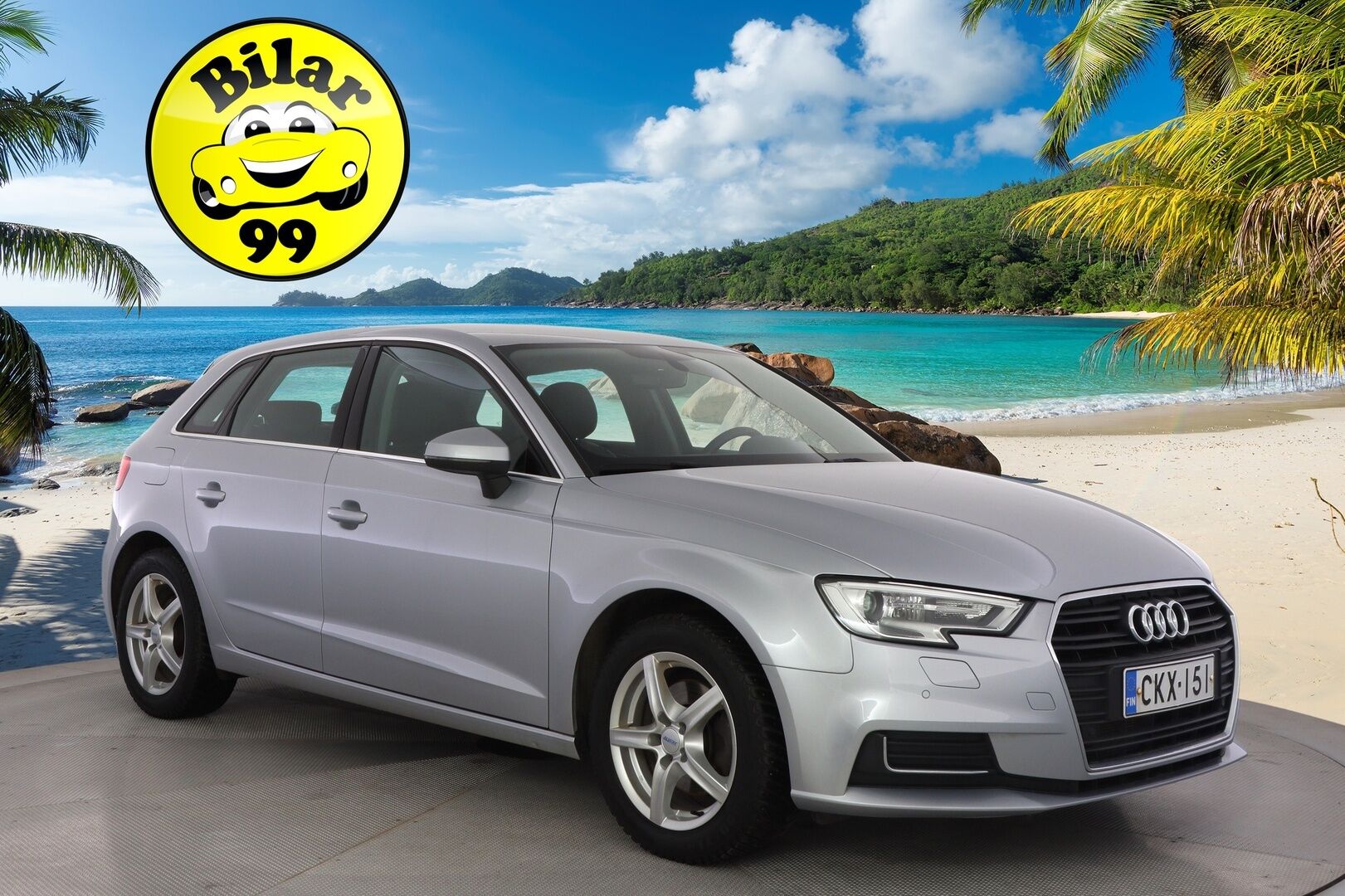 Audi A3 2018 A3 Sportback Business - Suomi-Auto / Siisti! / Vakkari / Nahka-Alcantara - HULLU BLACKWEEK KORKOTARJOUS 2,49%