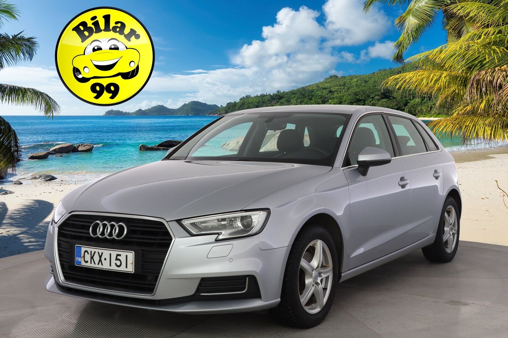 Audi A3 2018 A3 Sportback Business - Suomi-Auto / Siisti! / Vakkari / Nahka-Alcantara - HULLU BLACKWEEK KORKOTARJOUS 2,49%