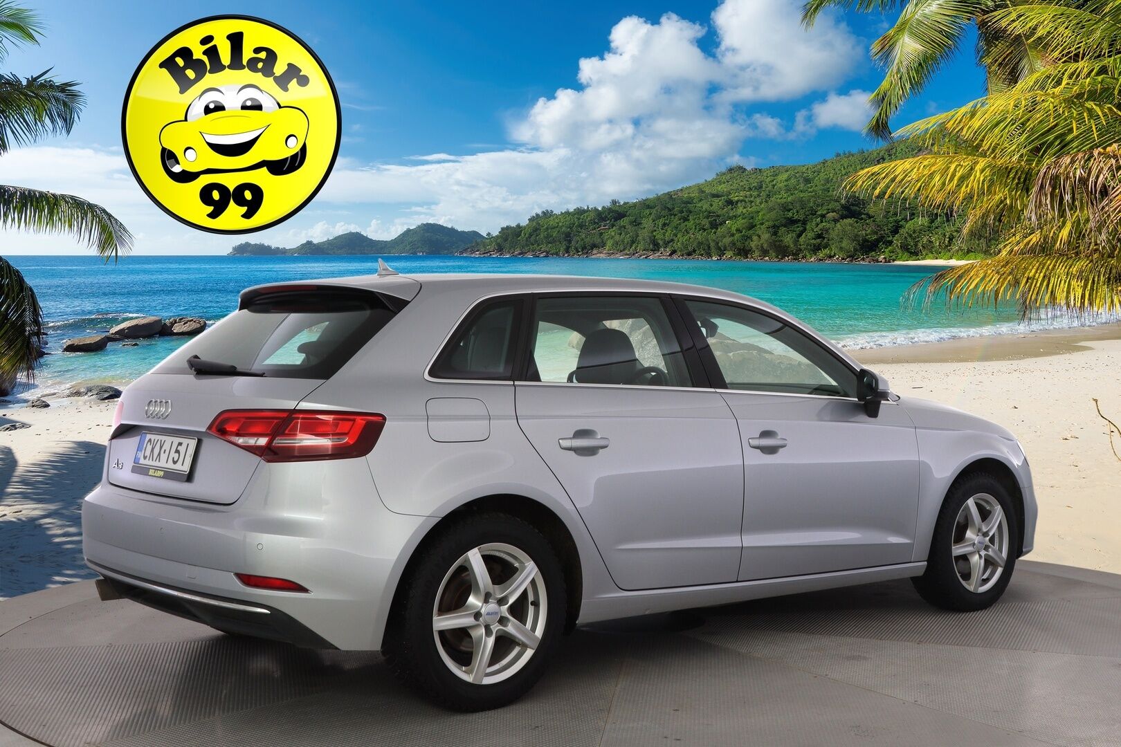 Audi A3 2018 A3 Sportback Business - Suomi-Auto / Siisti! / Vakkari / Nahka-Alcantara - HULLU BLACKWEEK KORKOTARJOUS 2,49%