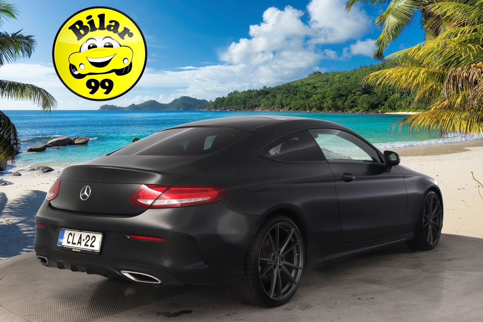 Mercedes-Benz C 2016 220 d Coupé A Business AMG*Webasto / Burmester / P.Kamera / Panorama* - *2x Vanteet&renkaat / Näyttävä!*